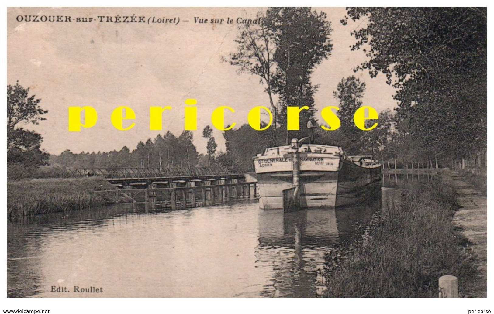 45  Ouzouer Sur Thézée  Péniche Sur Le Canal - Ouzouer Sur Loire