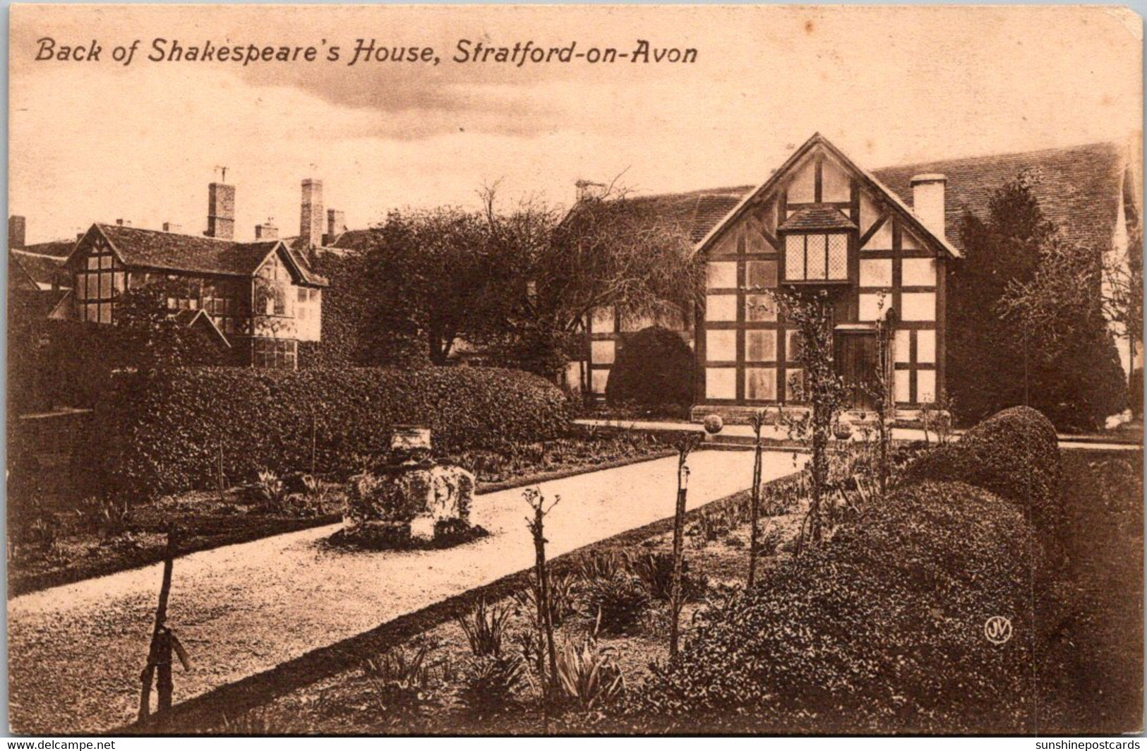 England Stratford On Avon Back Of Shakespeare's House - Stratford Upon Avon