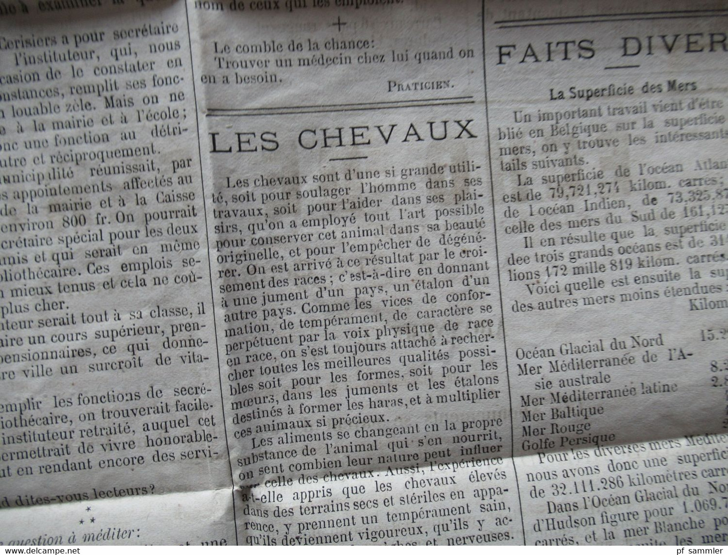 Frankreich 1884 Zeitung Erste Ausgabe / No 1 Ècho De Cerisiers Organe officiel du Comité cantonal républicain Yonne