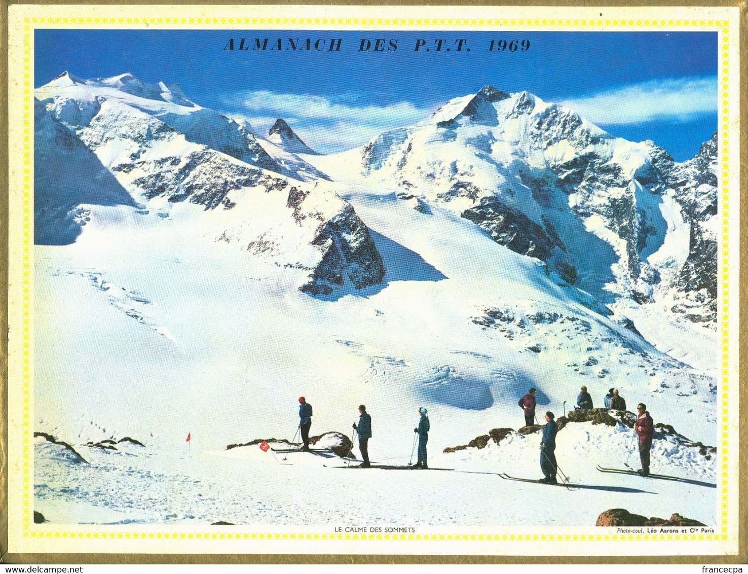 033 - ALMANACH DES P.T.T  1969 - Grand Format : 1961-70