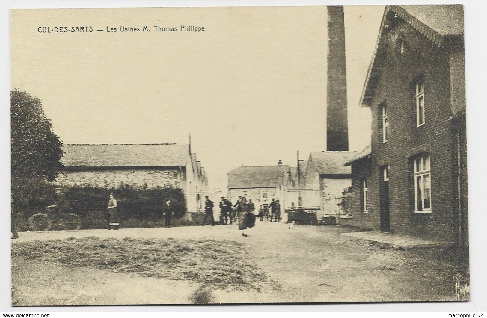 CUL-DES-SARTS CARTE LES USINES M THOMAS PHILIPPE - Cul-des-Sarts