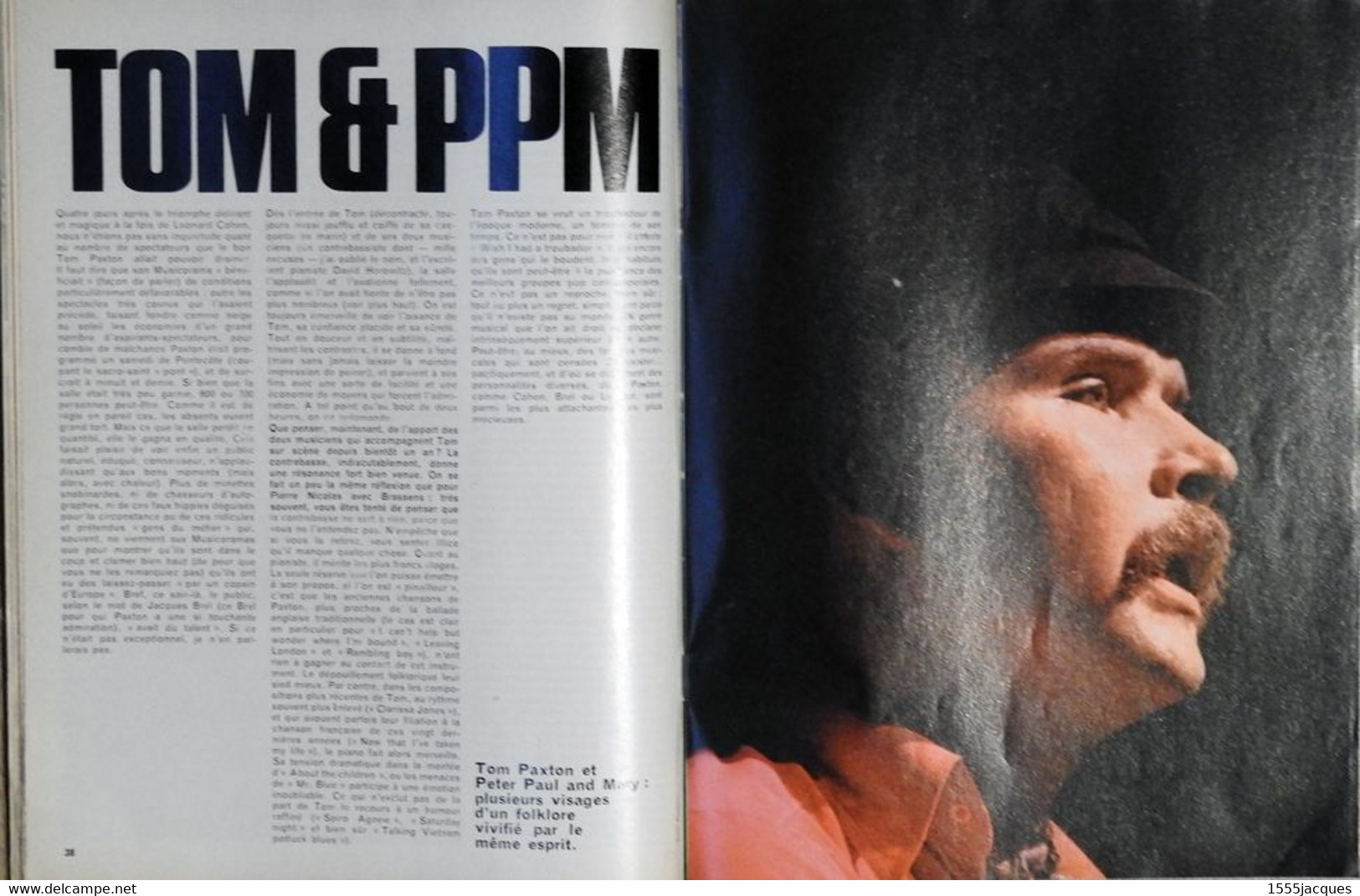 MAGAZINE ROCK & FOLK N° 42 07-1970 FRANK ZAPPA ERIC CLAPTON TOM PAXTON WEST POP 3 JOHNNY KIDD MICHAEL WADLEIGH GOA - Musique