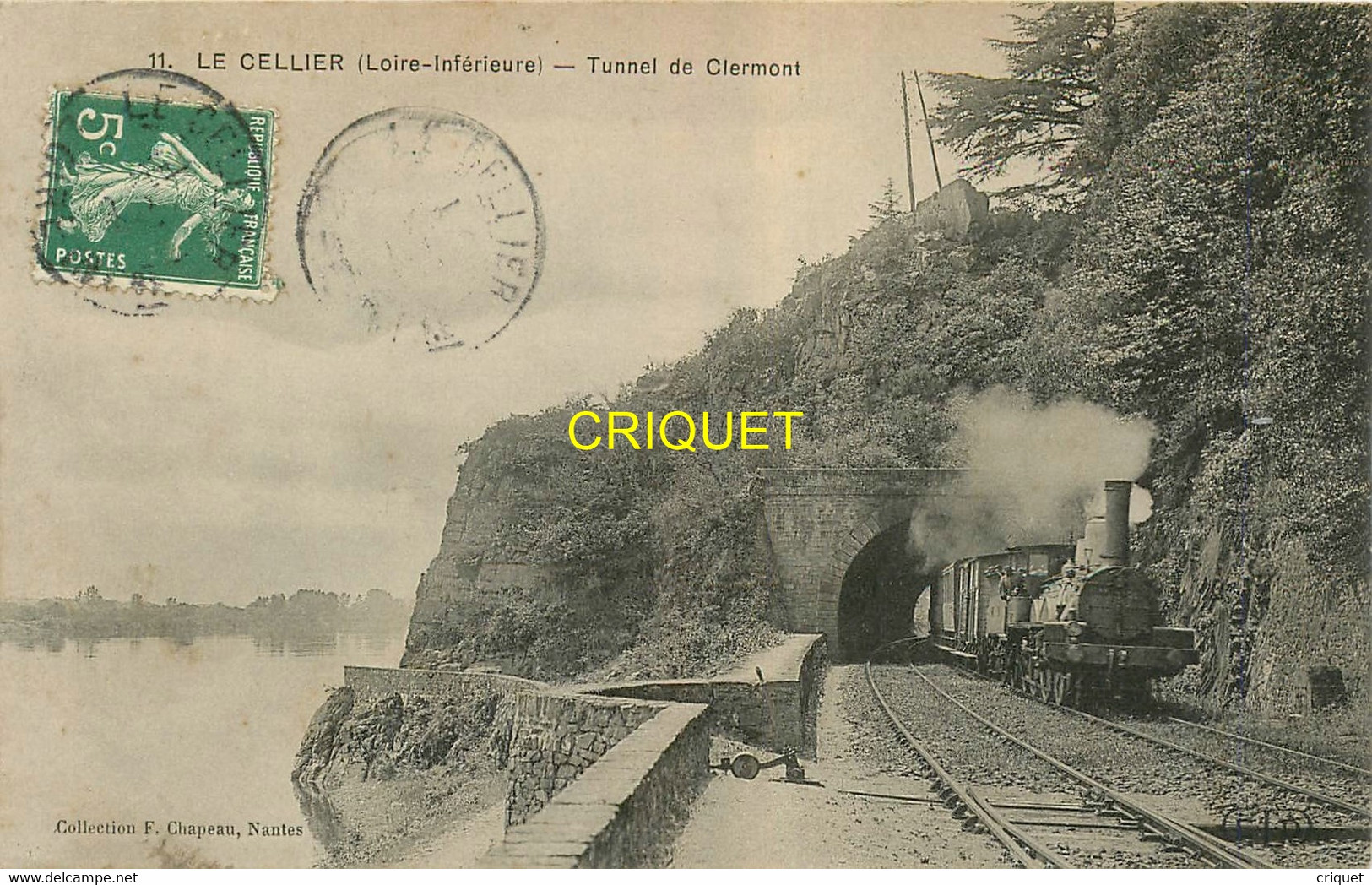 44 Le Cellier, Tunnel De Clermont, Train Au 1er Plan - Le Cellier