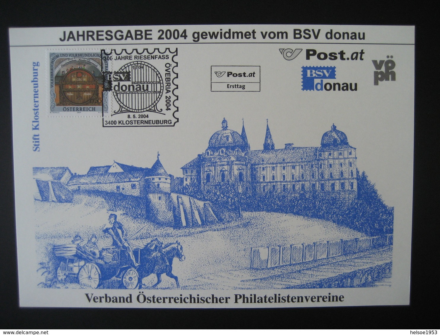 Österreich FDC VÖPh Jahresgabe 2004 Verband Österreichischer Philatelistenvereine - Storia Postale