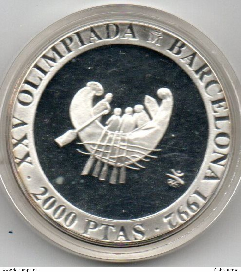 1992 - Spagna 2000 Pesetas Olimpiadi       ---- - 2 000 Pesetas