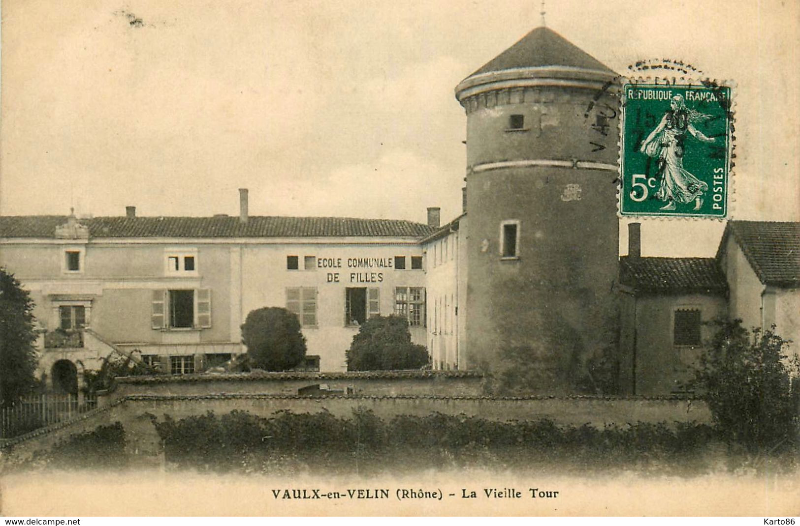 Vaux En Velin * La Vieille Tour * école Communale Des Filles - Vaux-en-Velin