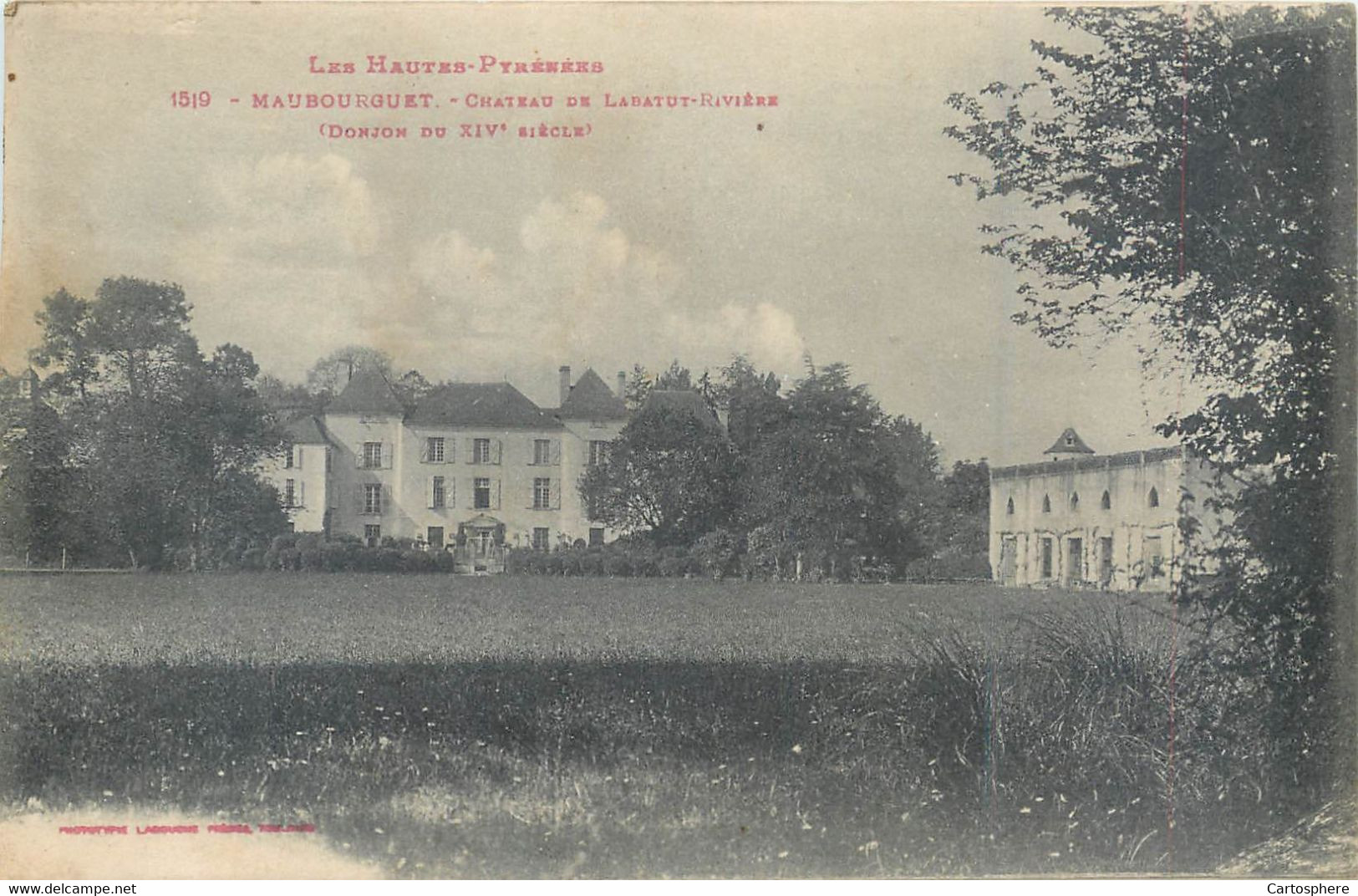 CPA 65 Hautes Pyrénées MAUBOURGUET - Chateau De Labatut-Rivière - Maubourguet