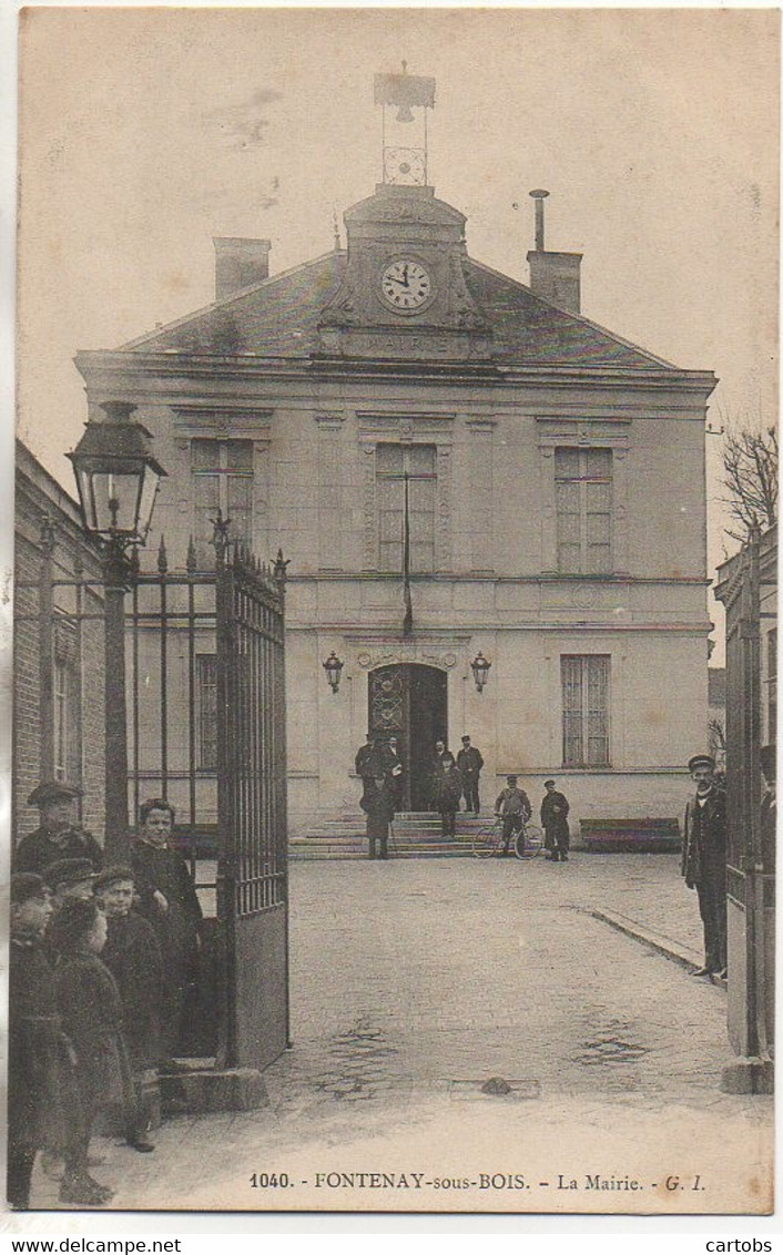 94 FONTENAY-sous-BOIS La Mairie (animée) - Fontenay Sous Bois