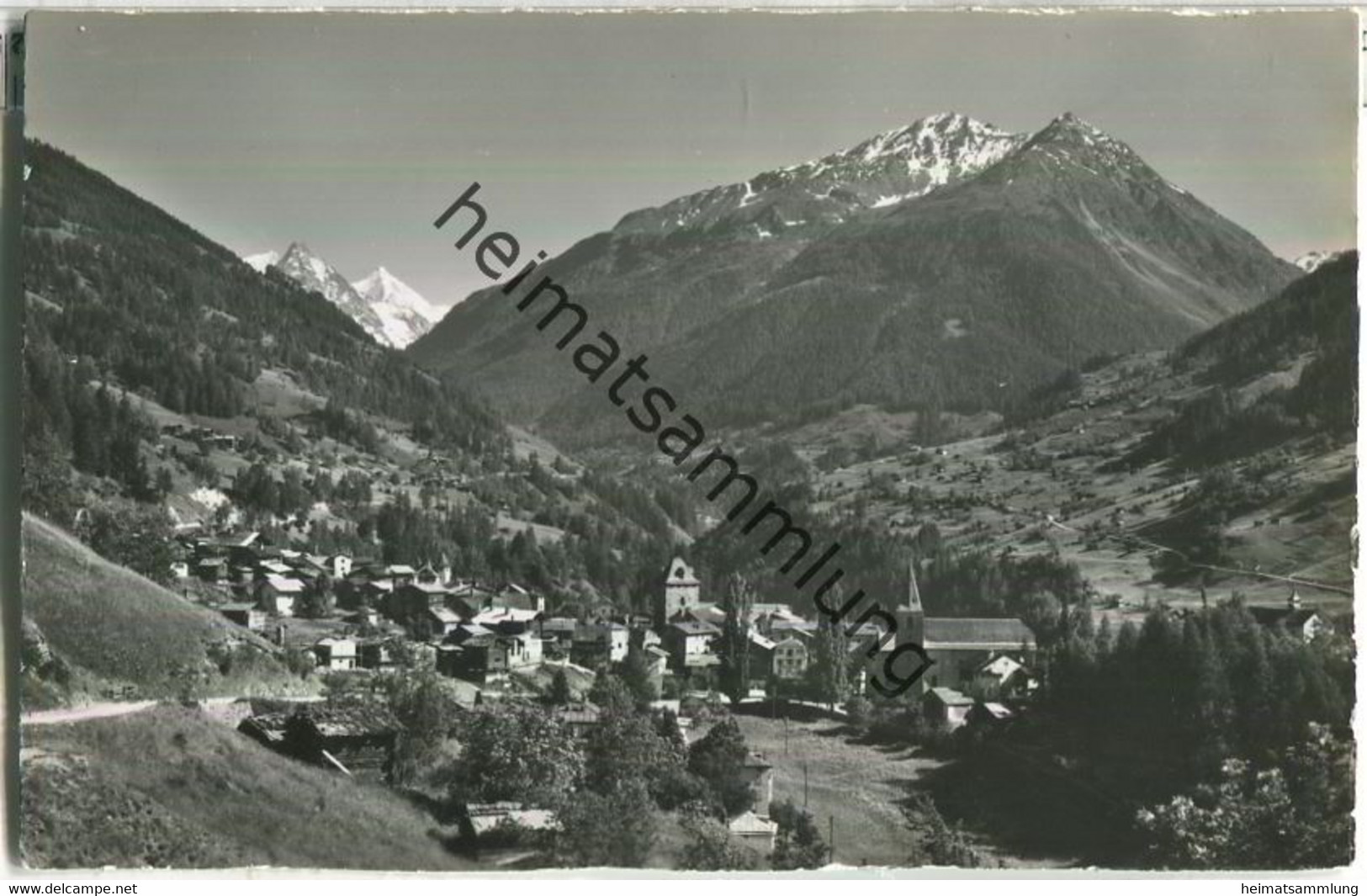 Vissoie - Foto-Postkarte - Edition Gyger & Klopfenstein Adelboden - Vissoie