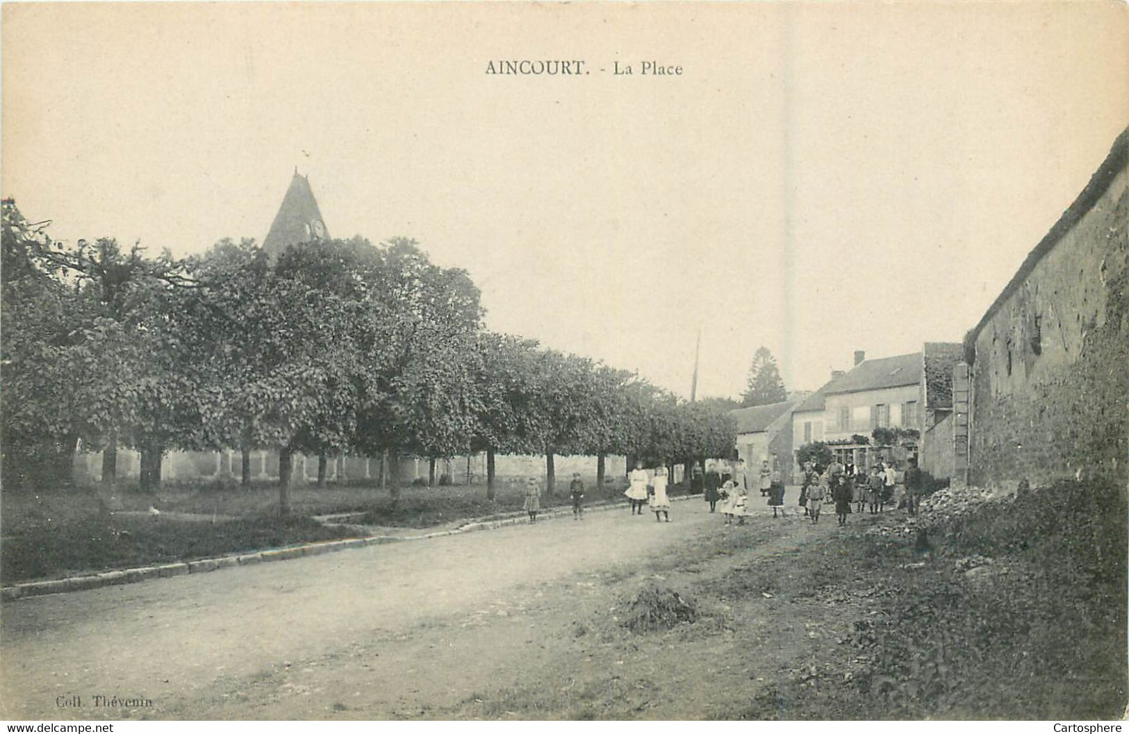 CPA 95 Val D'Oise AINCOURT La Place - Aincourt