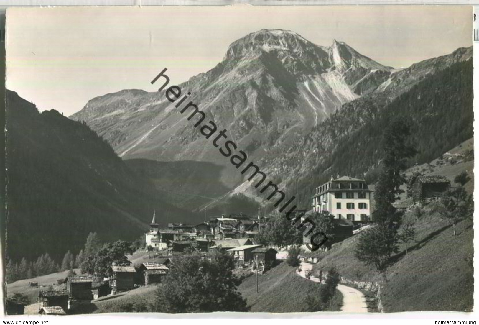 Grimentz - Sex De Marinda - Hotel Des Becs De Bosson - Foto-Ansichtskarte - Edition Gyger & Klopfenstein Adelboden - Grimentz