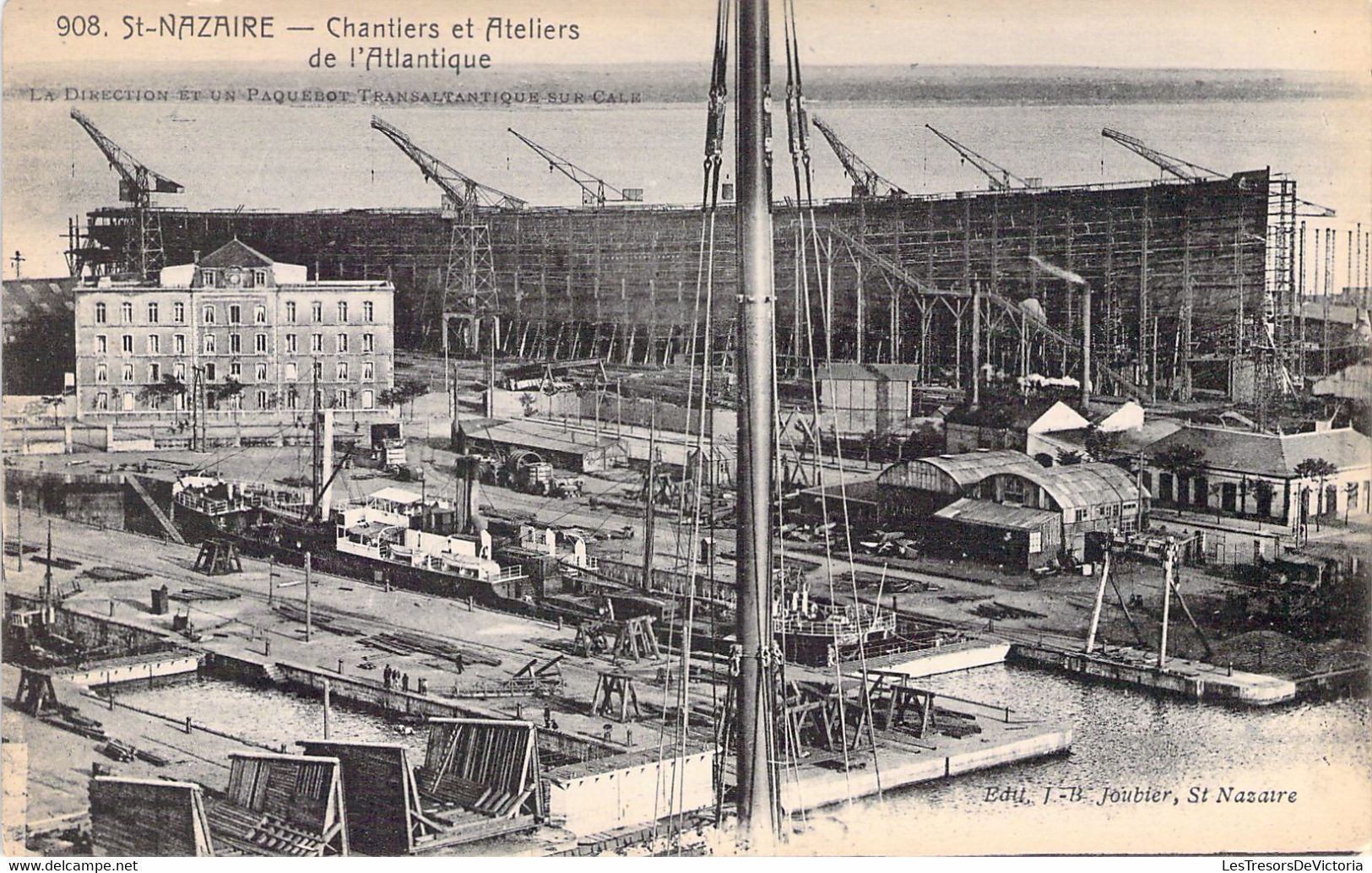 CPA - FRANCE - 44 - SAINT NAZAIRE - Chantiers Et Ateliers De L'Atlantique - Edition Joubier - Saint Nazaire