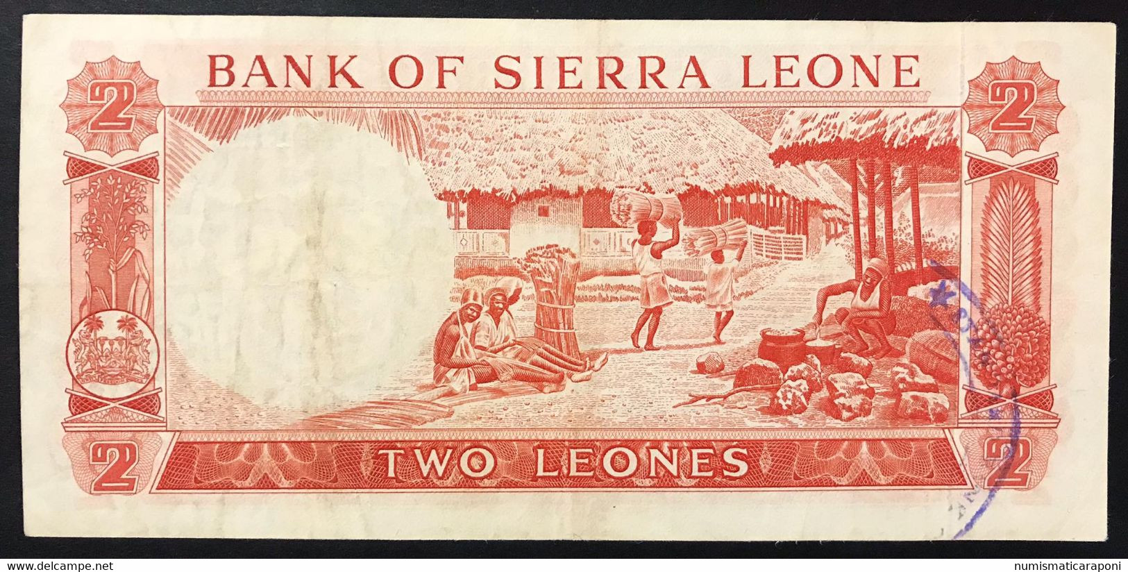 Sierra Leone 2  Leones 1964 Pick#2a Bb+ Vf+ Lotto 4236 - Sierra Leone