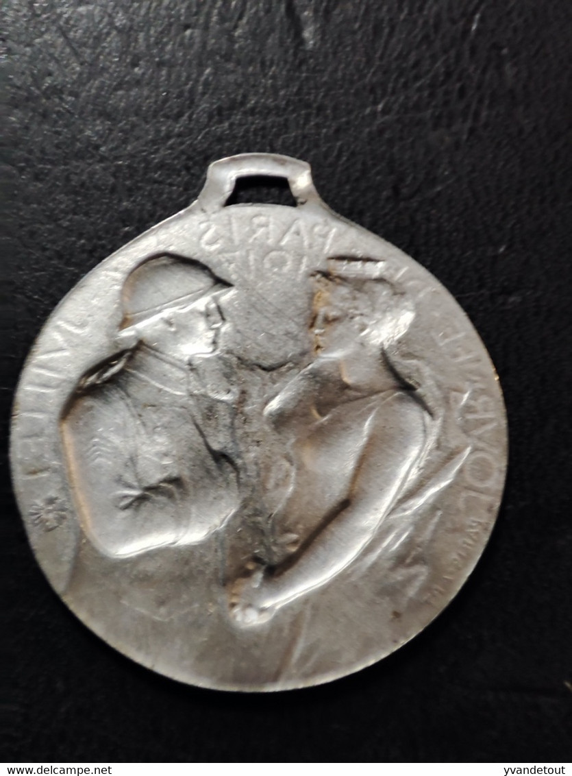 Insigne. Médaille. Journée De Paris 1917. 14/18 - Frankrijk