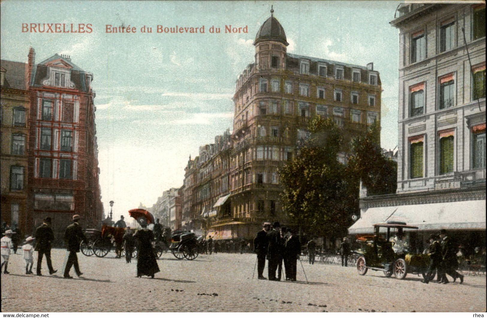 BELGIQUE - BRUXELLES - Bd Du Nord, Poste, Caserne, Rue Auguste Orts, Hotel, 7 CARTES POSTALES - Avenues, Boulevards