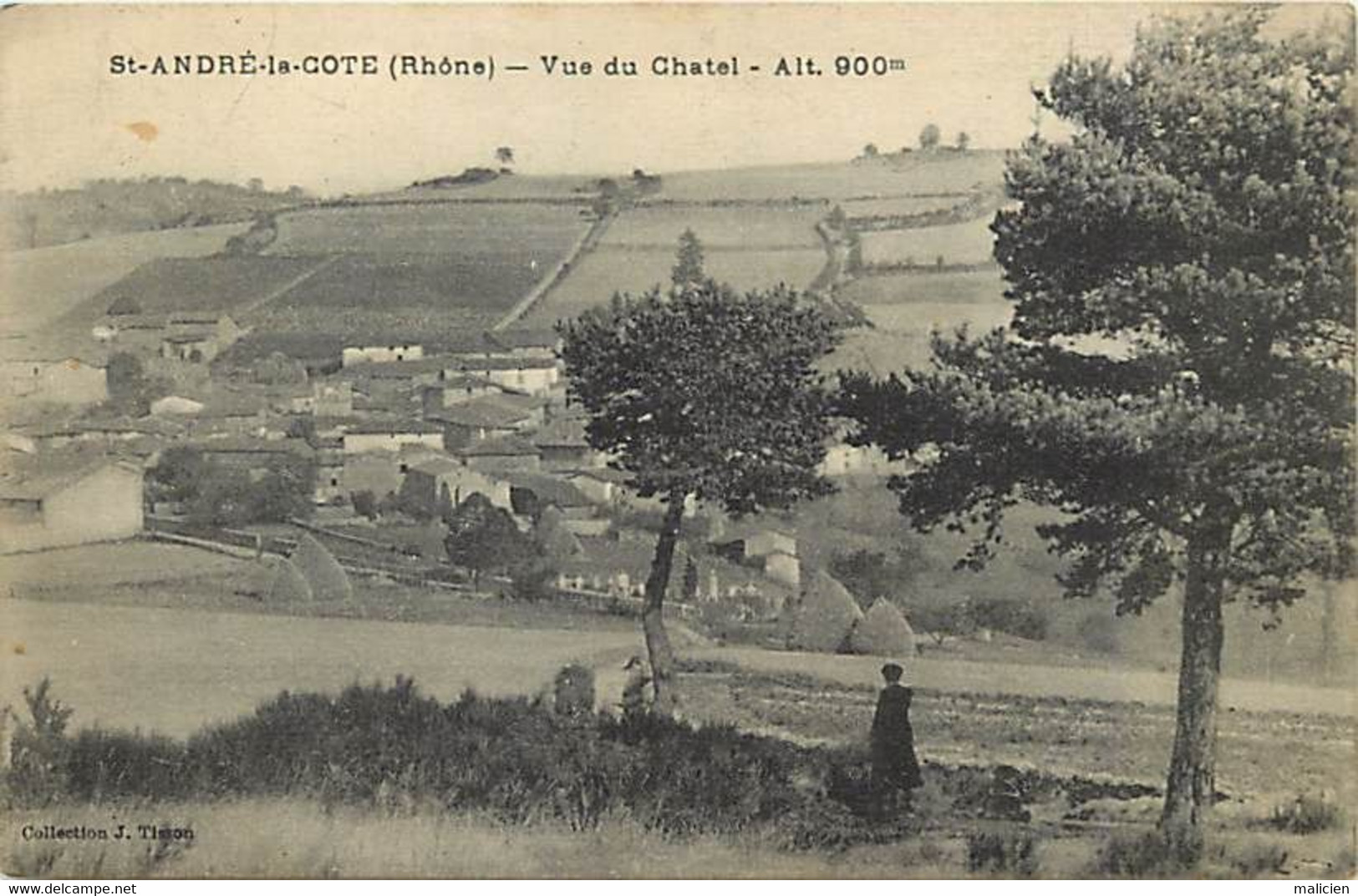 - Rhône -ref-A153-  St André La Côte - Saint André La Côte - Vue Du Chatel - - Saint-André-la-Côte