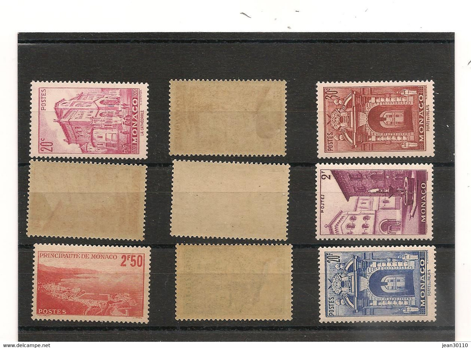 MONACO ANNÉES 1939/41 N° 169-170-171A-178-179-181-183 **/* CÔTE : 68,00 € - Used Stamps