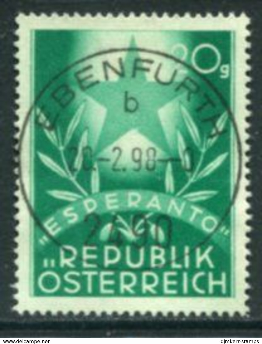 AUSTRIA 1949 Esperanto Congress Used  Michel 935 - Gebraucht
