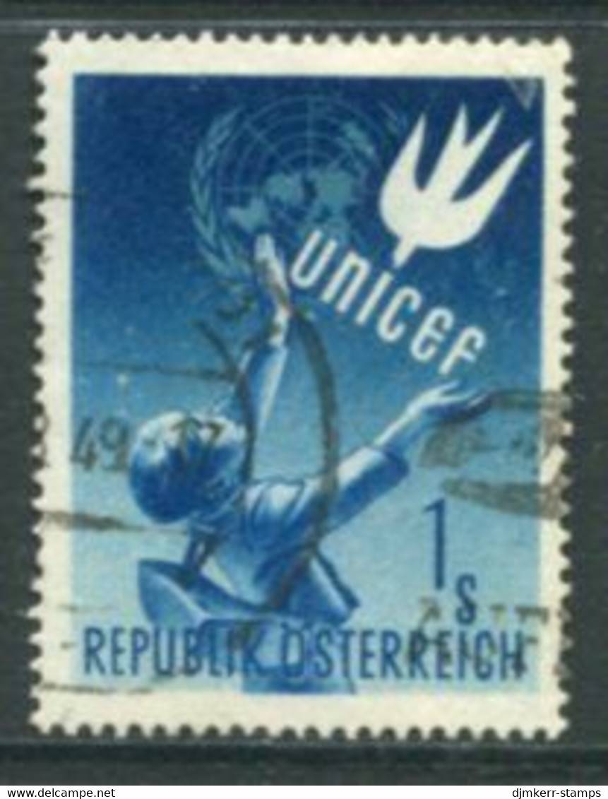 AUSTRIA 1949 UNICEF Used.  Michel 933 - Oblitérés