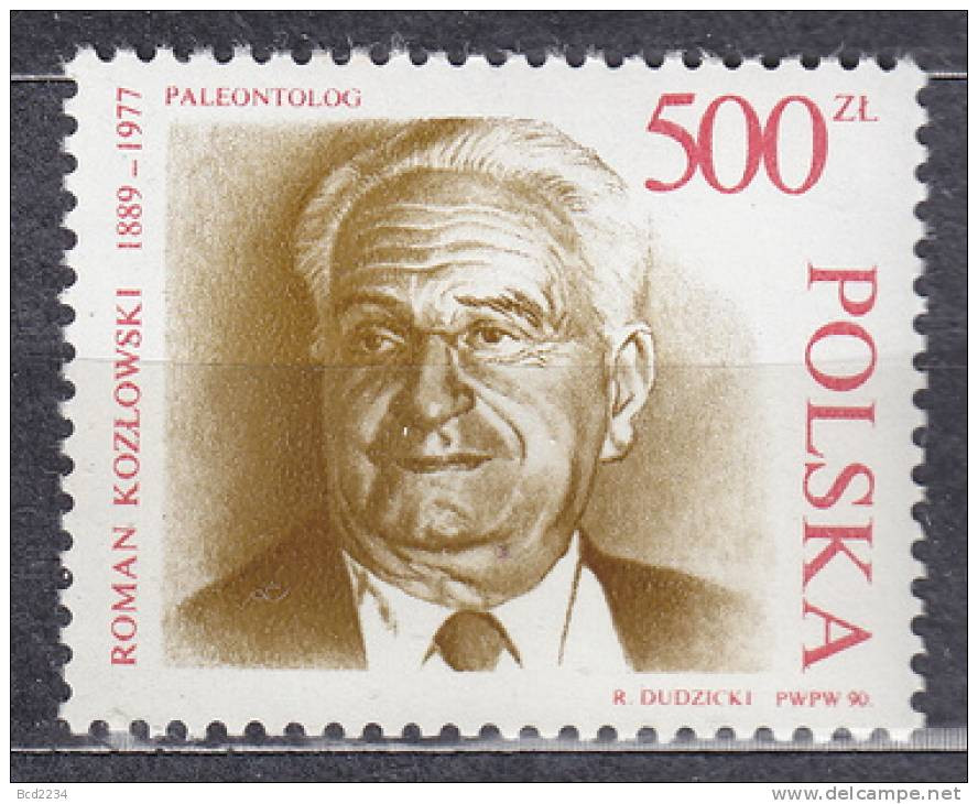 POLAND 1990 ROMAN KOZLOWSKI NHM Palaeontologist Palaeontology Paleontology Paleozoologist Geology Science Scientist - Minéraux