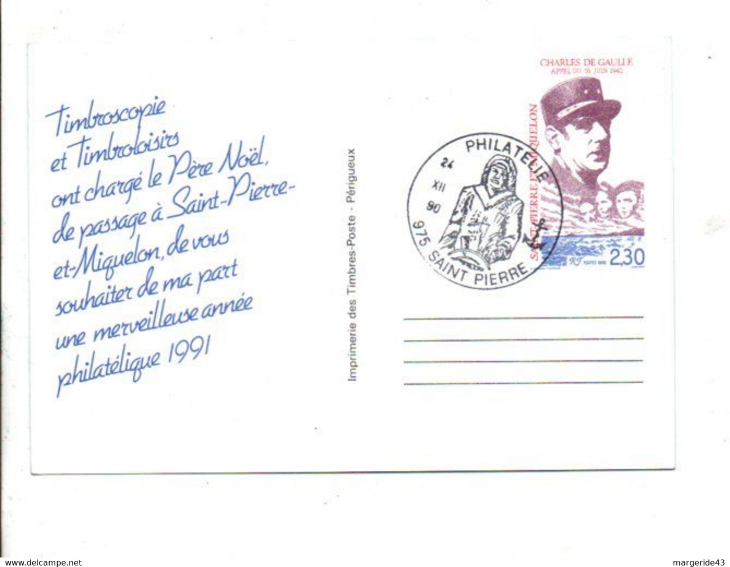 SAINT PIERRE ET MIQUELON POINT PHILATELIE 1990 - Lettres & Documents