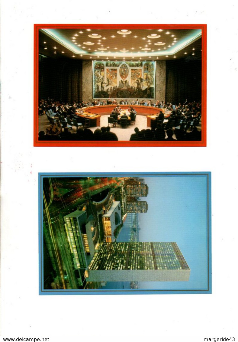 NATIONS UNIES SERIE ENTIERS NEW YORK 1999 - Brieven En Documenten