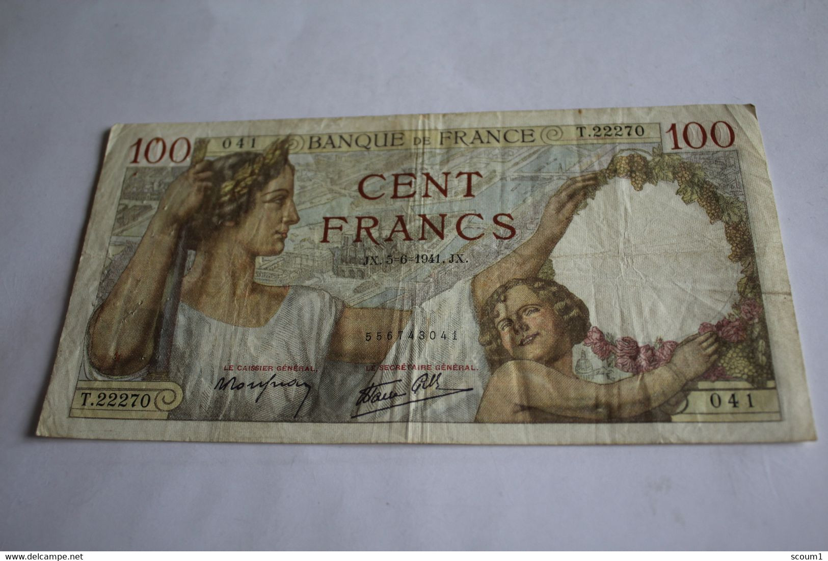 100 Cent Francs - ...-1889 Francos Ancianos Circulantes Durante XIXesimo