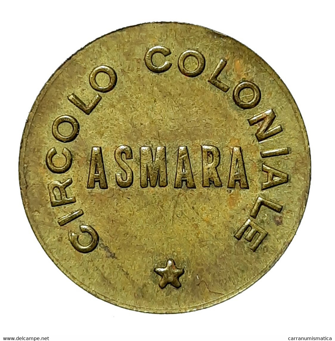 [NC] GETTONE CIRCOLO COLONIALE ASMARA - 19 Mm (nc8116) - Autres & Non Classés