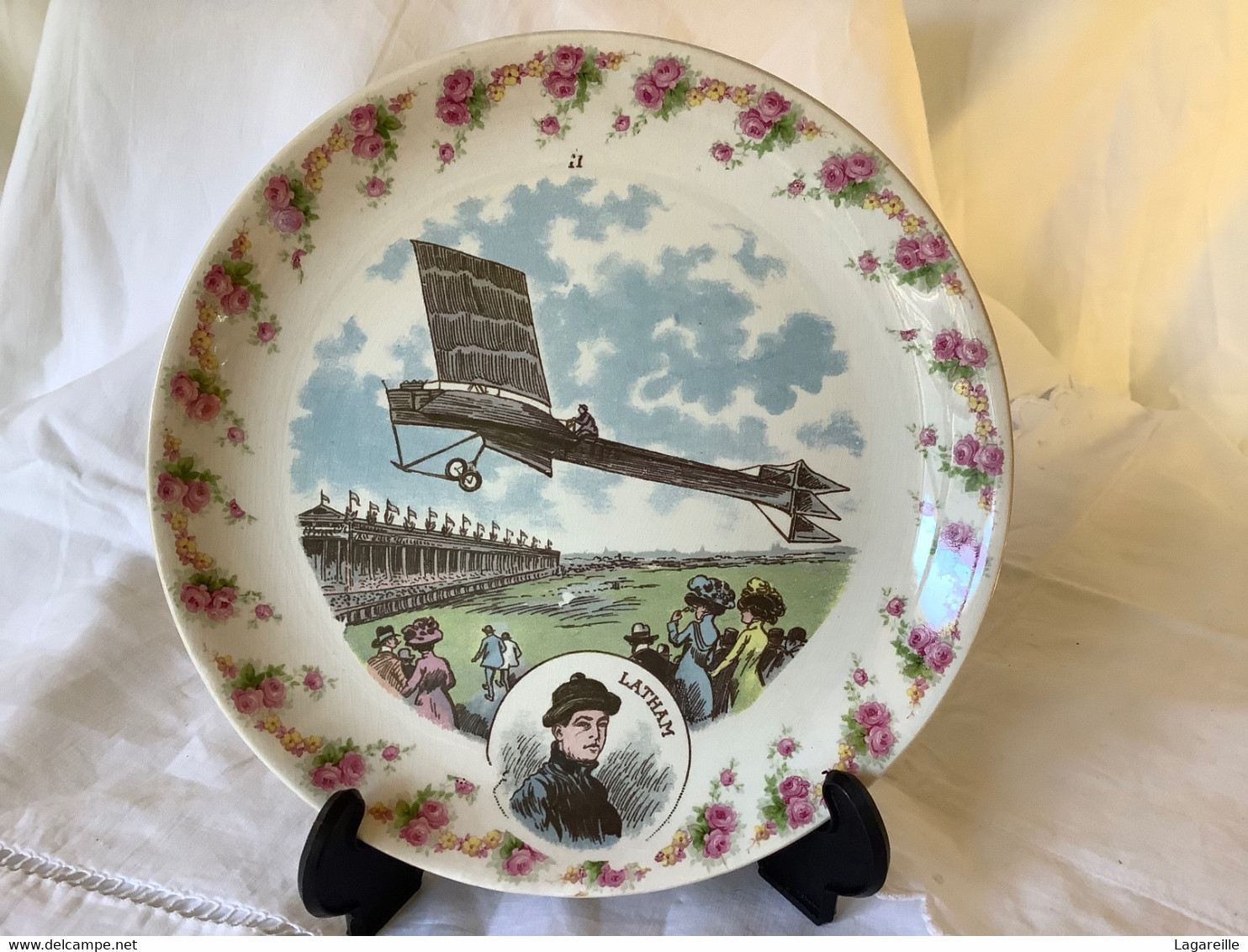 Assiette « Latham » C. 1900 Digoin-Sarreguemines - Digoin (FRA)