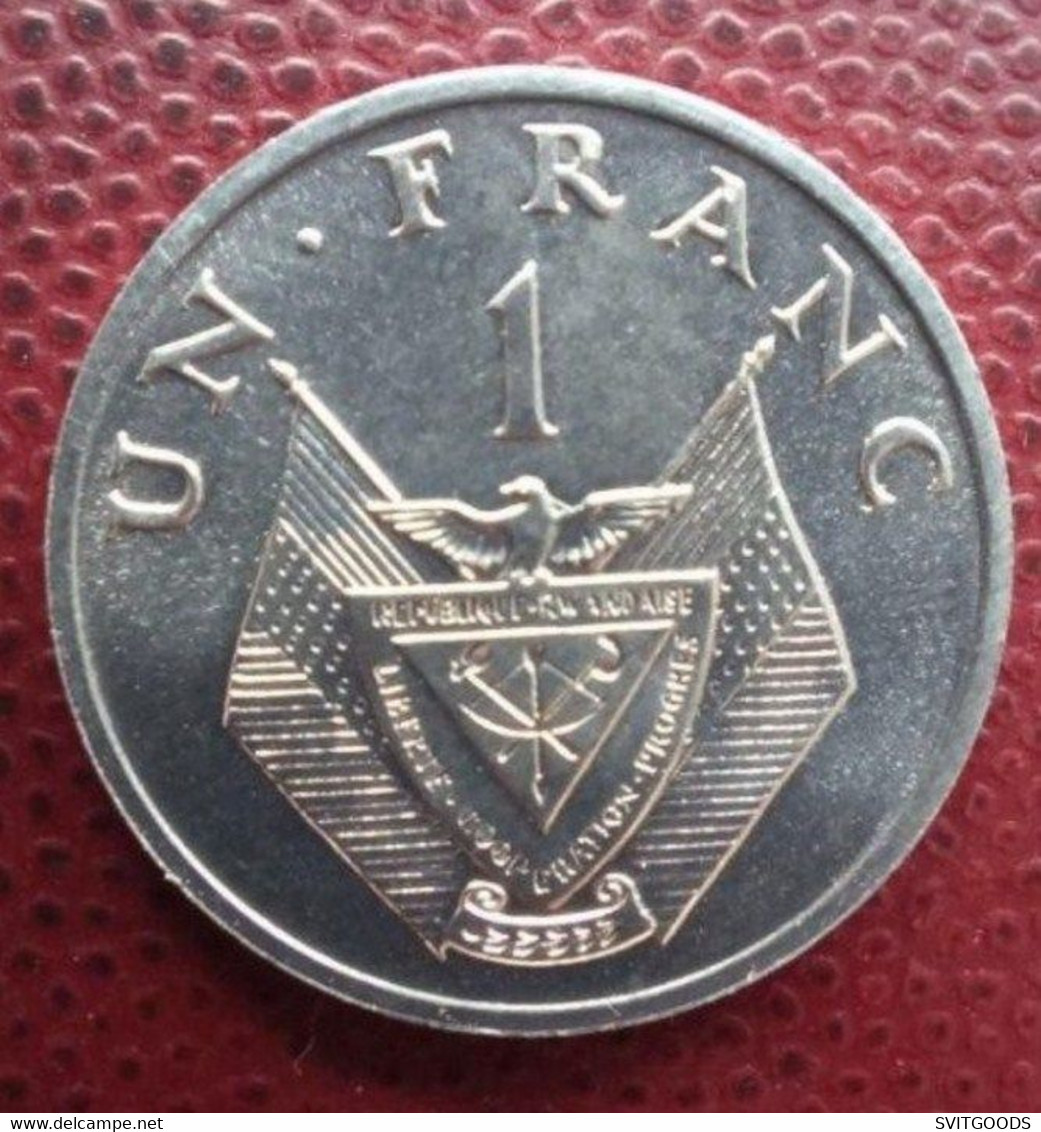 Rwanda 1 Franc 1969, UNC - Rwanda