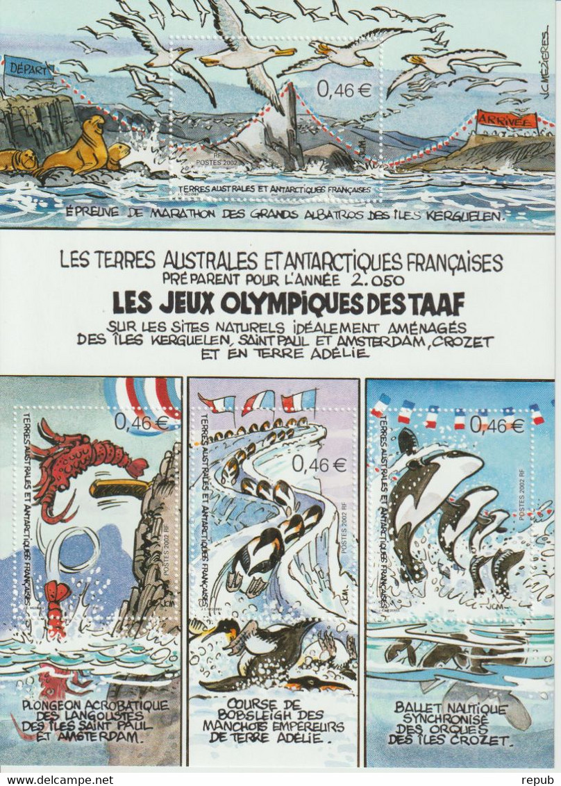 TAAF 2002 Collection Jeunesse BF 7 ** MNH - Hojas Bloque