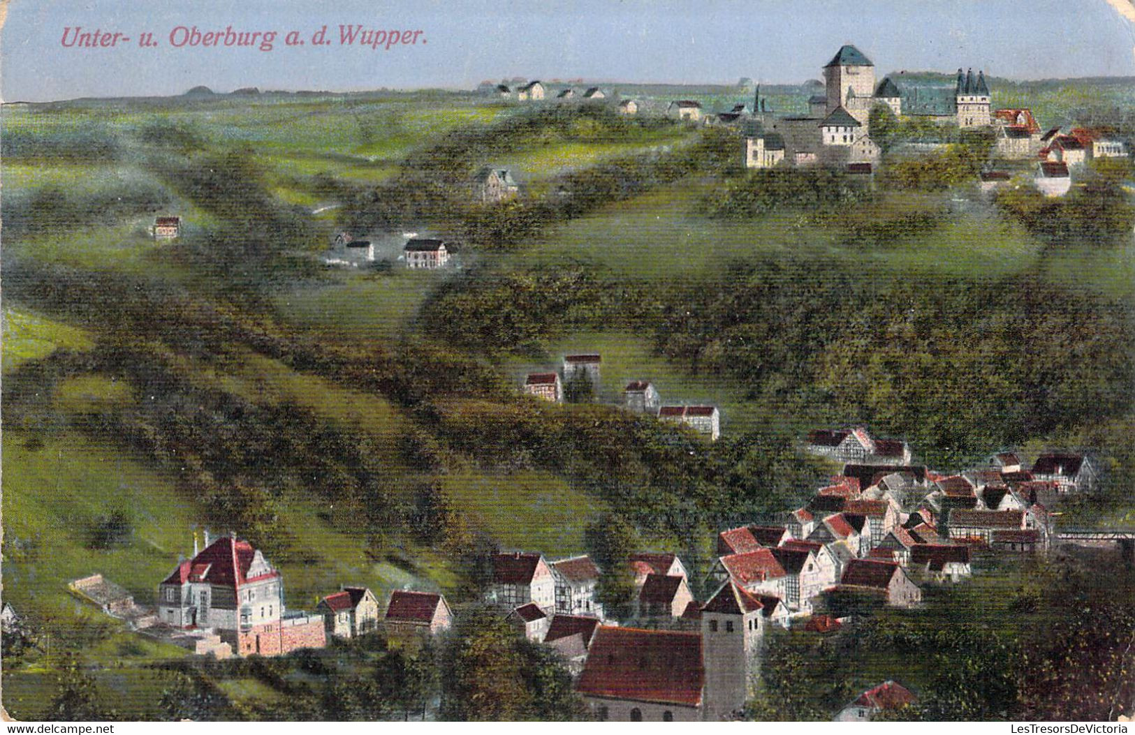 CPA Suisse - Unter U. Oberburg A. D. Wupper - Robert Fürst - Colorisée - Paysage - Vue D'ensemble - Panorama - Oberburg