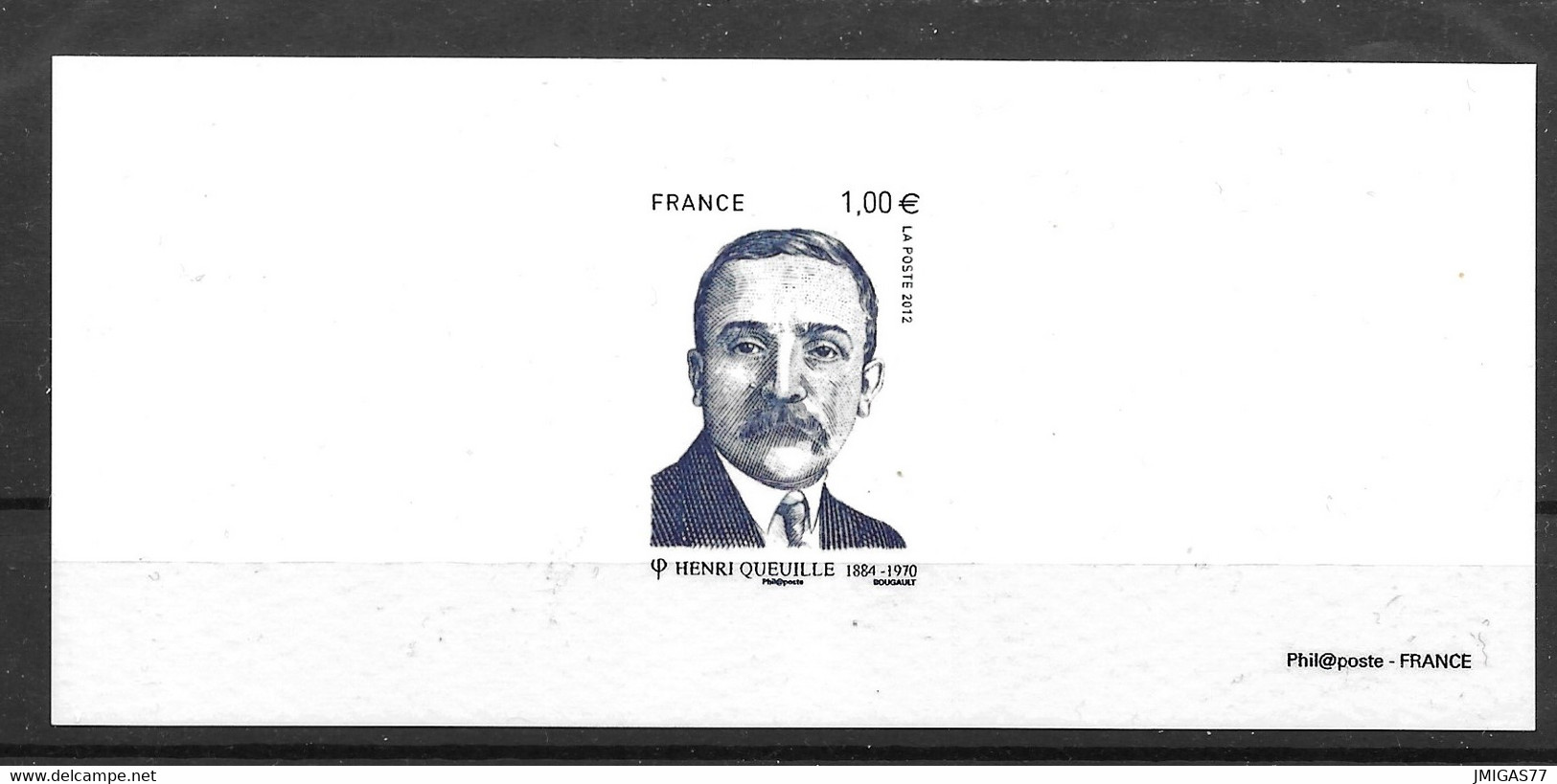 Gravure Henri QUEUILLE  Parfait Etat - Documents Of Postal Services