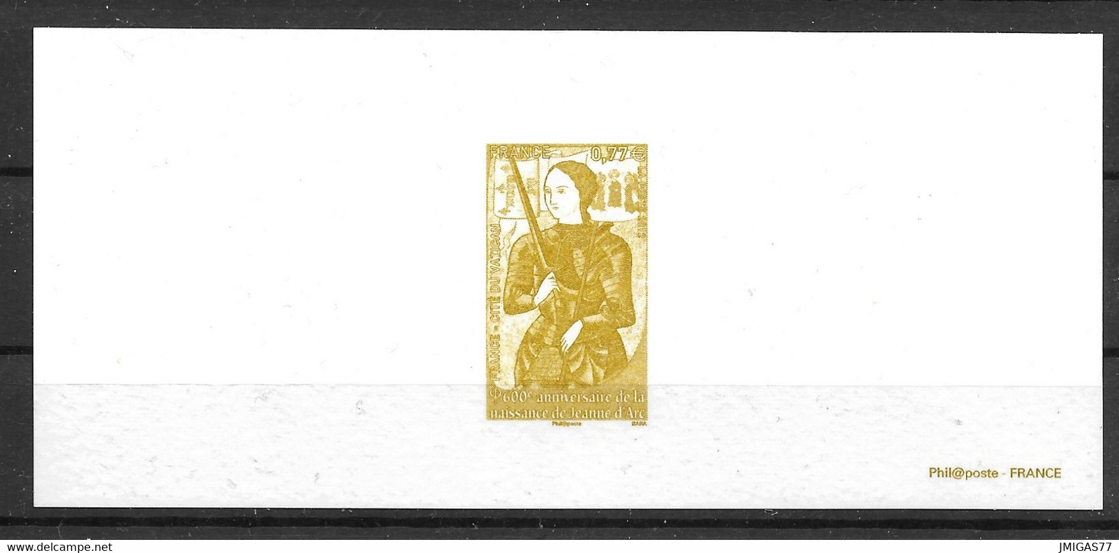 Gravure Jeanne D'Arc  Parfait Etat - Documents De La Poste