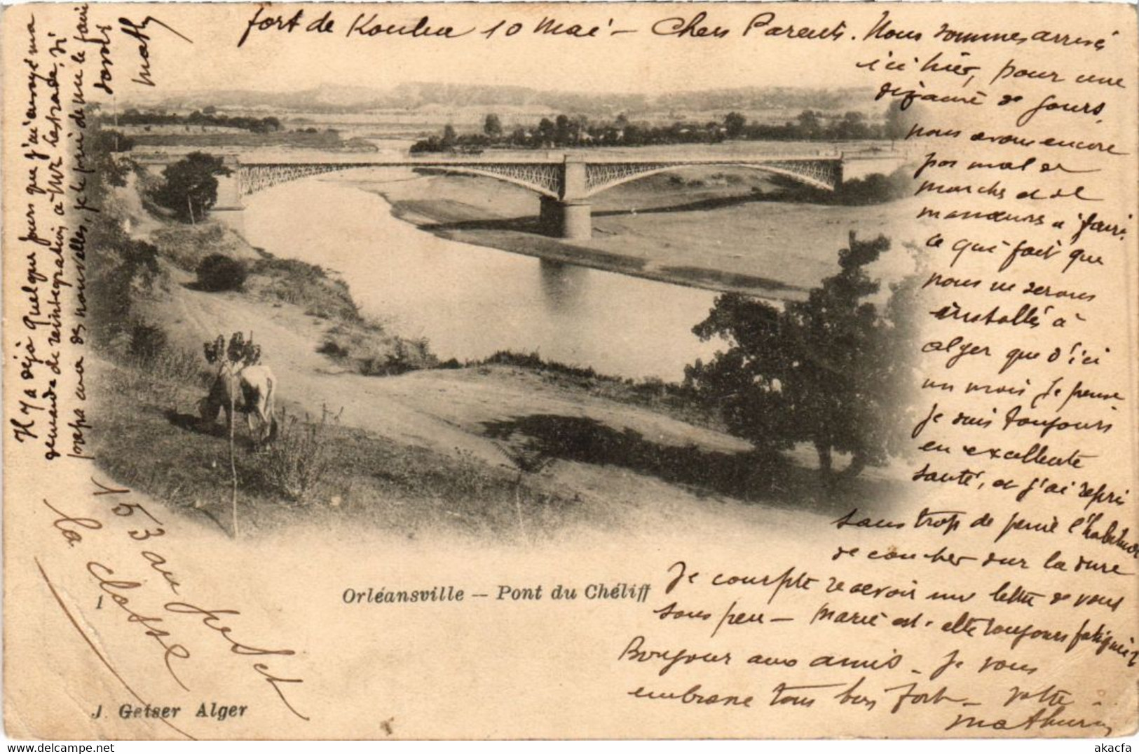 CPA AK ORLEANSVILLE Pont Du Cheliff ALGERIE (1187896) - Chlef (Orléansville)