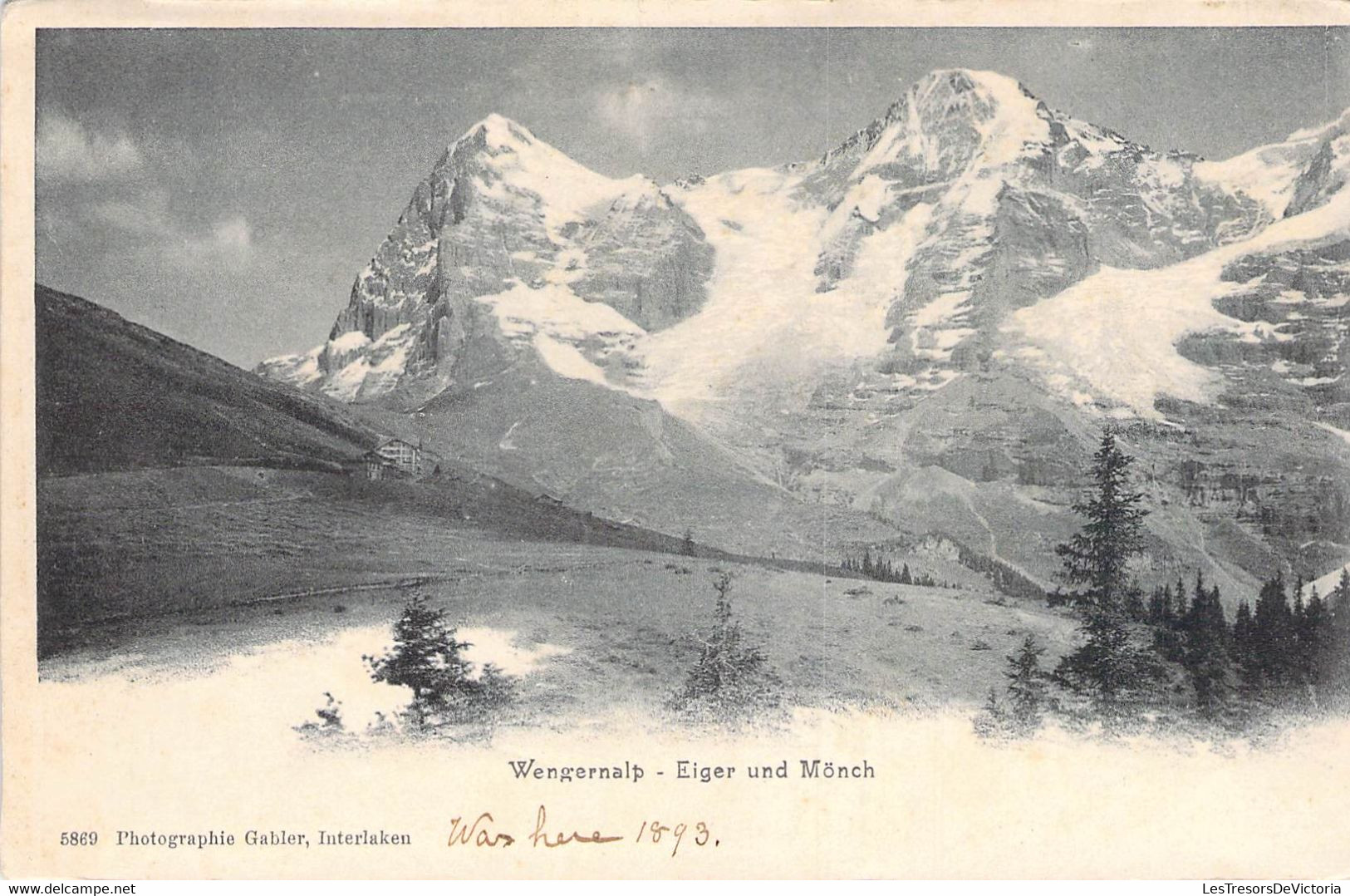 CPA Suisse - Berne - Wengernalp - Eiger Und Mönch - Photographie Gabler Interlaken - Paysage - Montagne - Neige - Bern