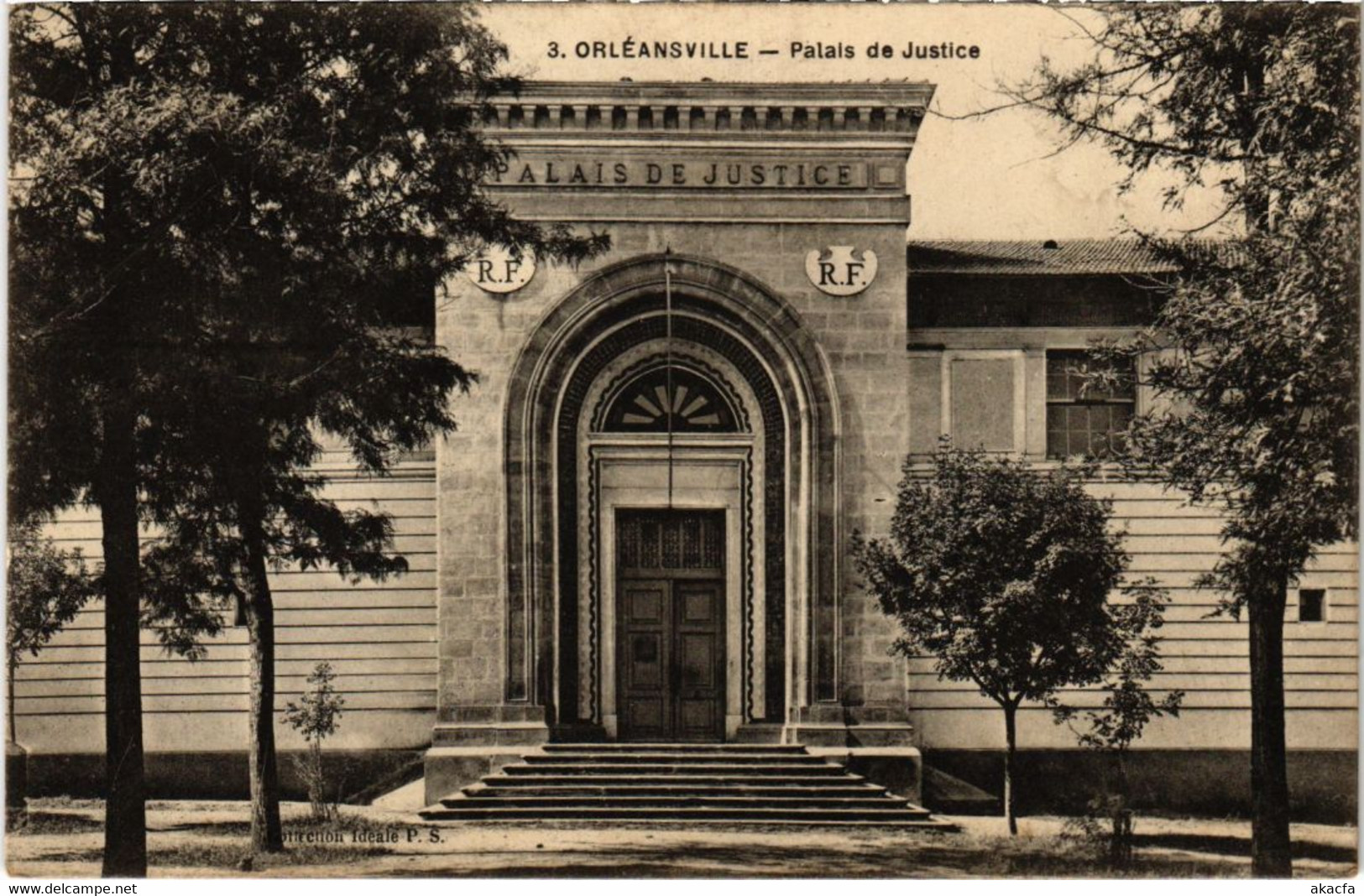 CPA AK ORLEANSVILLE Palais De Justice ALGERIE (1188752) - Chlef (Orléansville)