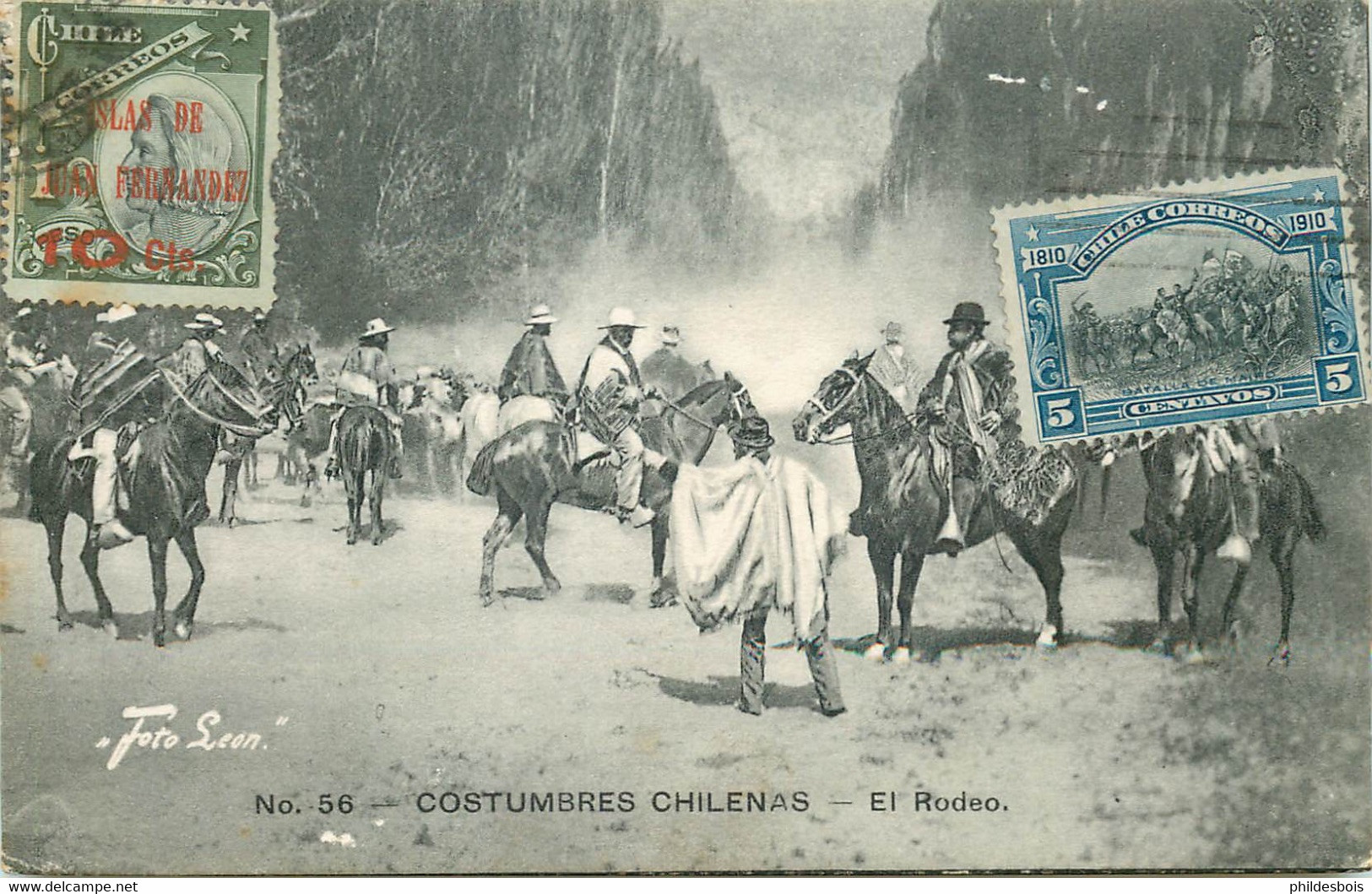 CHILI  Costumbres Chilenas  El Rodéo - Chile