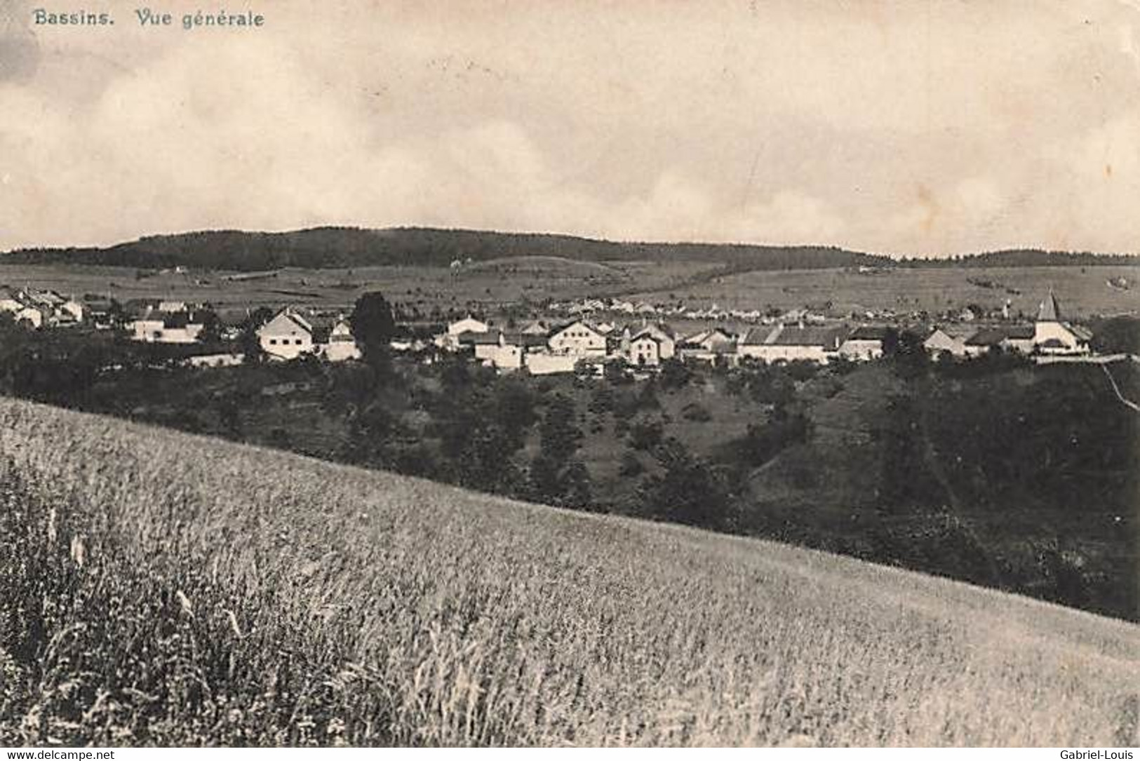 Bassins Vue Générale 1912 - Bassins