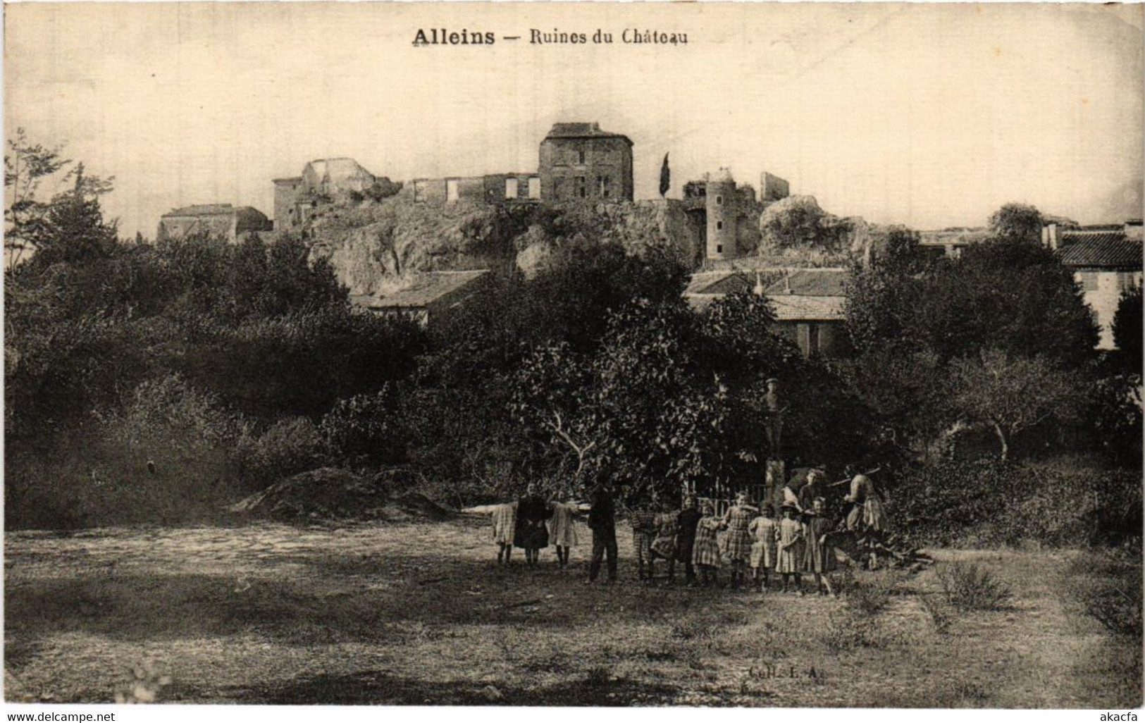 CPA ALLEINS Ruines Du Chateau (1290347) - Alleins