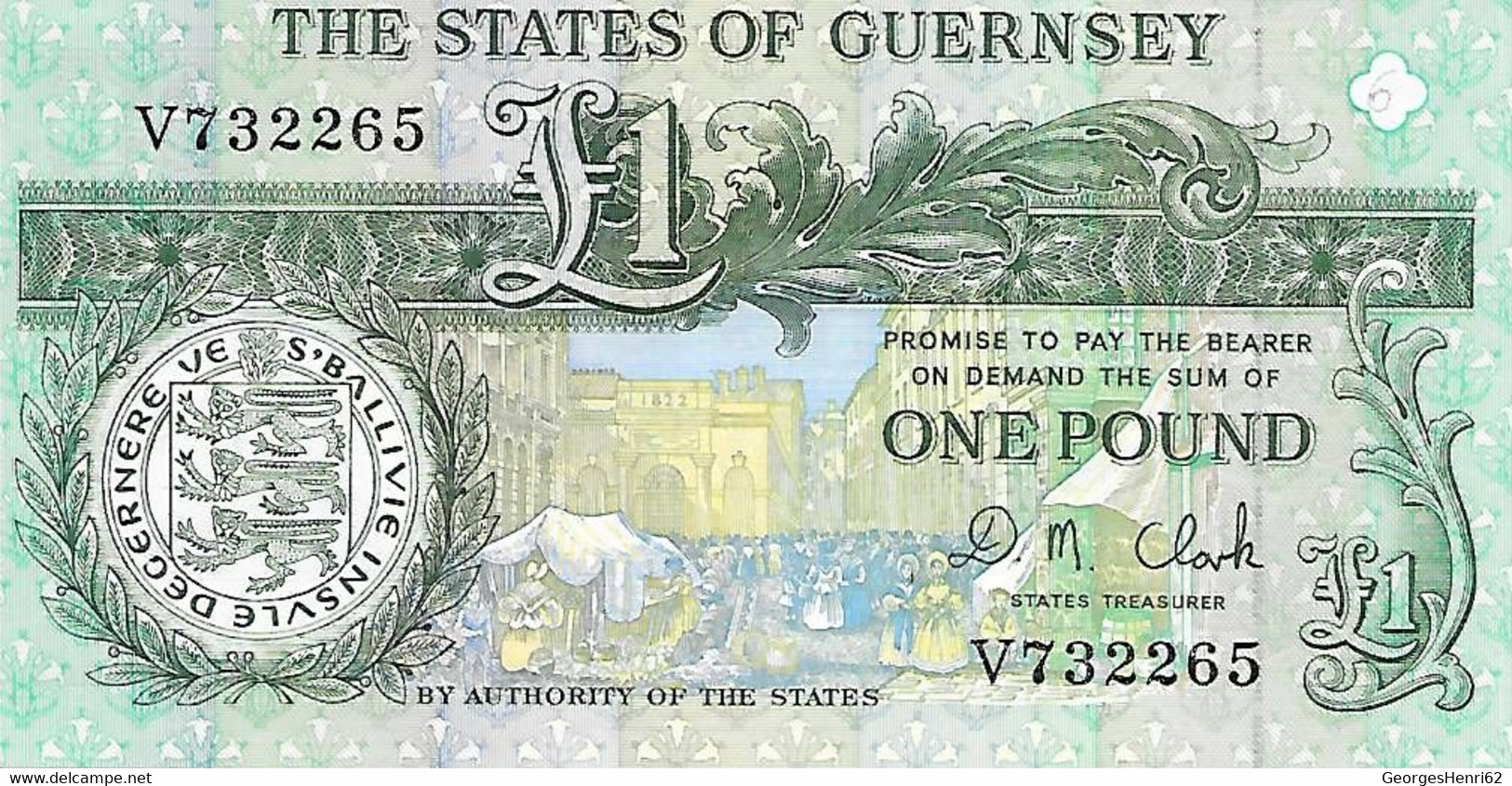 GUERNESEY - 1 Pound - 1991 - NEUF - Guernesey