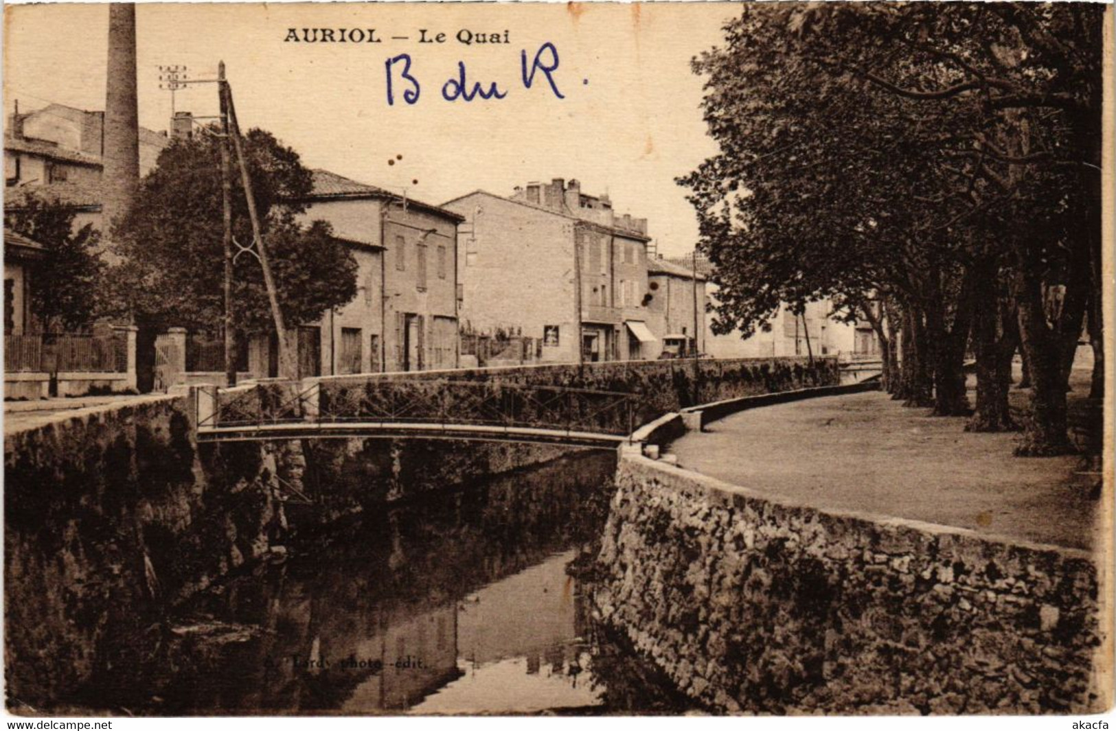 CPA AURIOL Le Quai (1290696) - Auriol