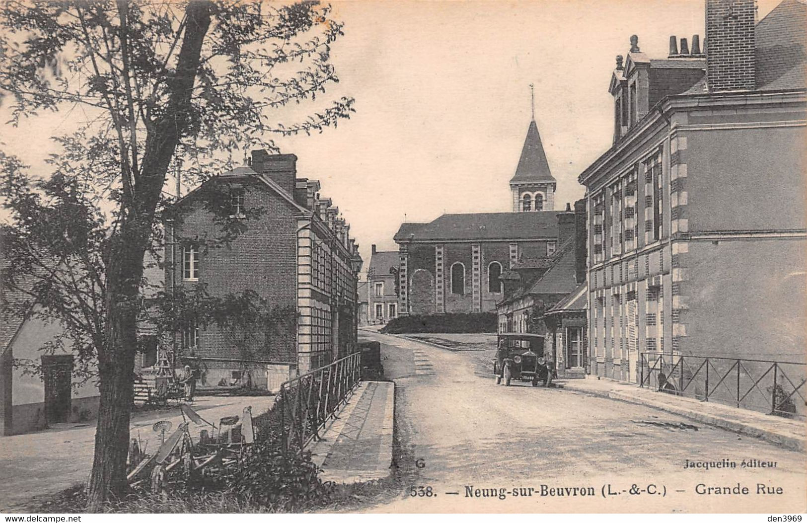 NEUNG-sur-BEUVRON (Loir-et-Cher) - Grande Rue - Neung Sur Beuvron