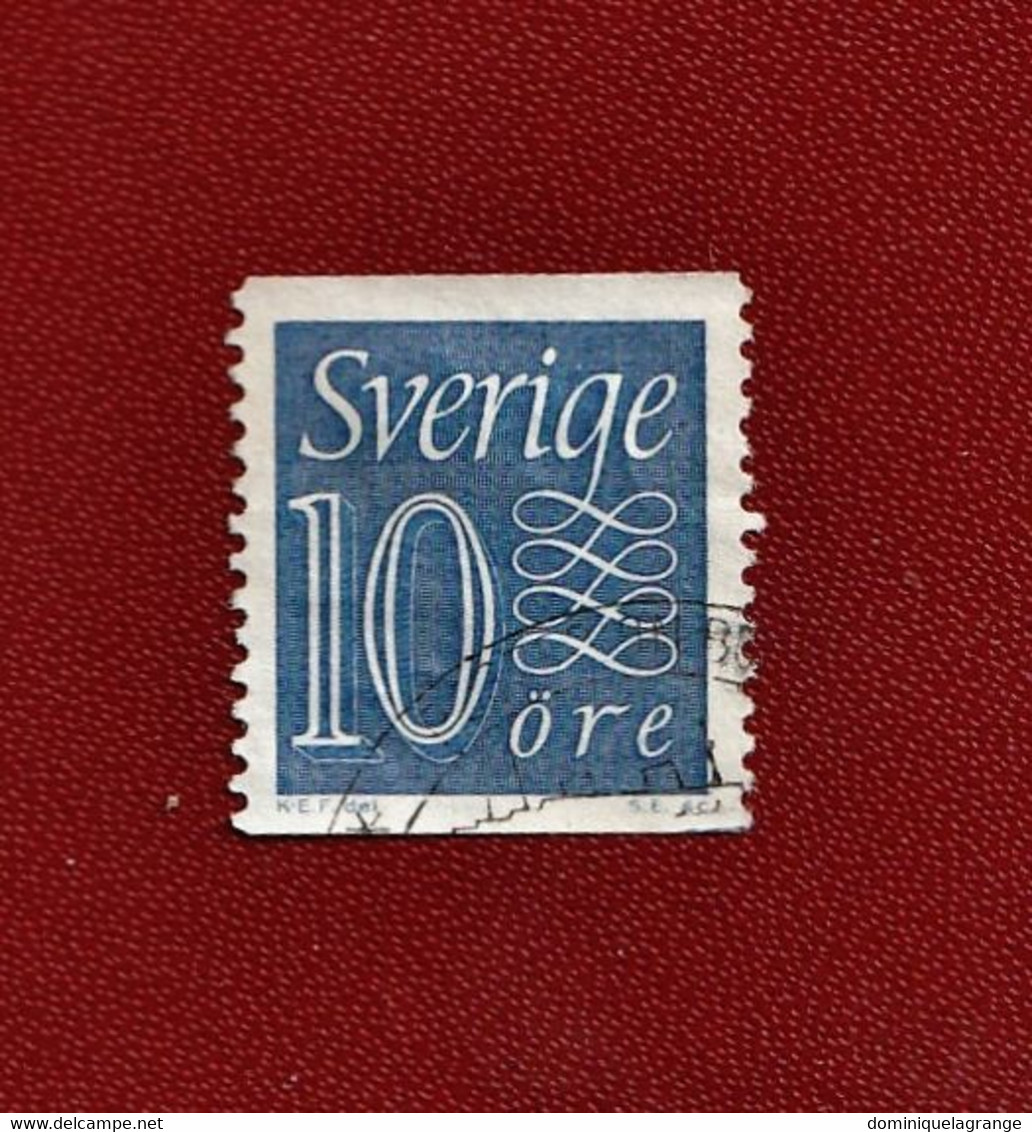 8 timbres de Suède anciens de 1924 à 1967