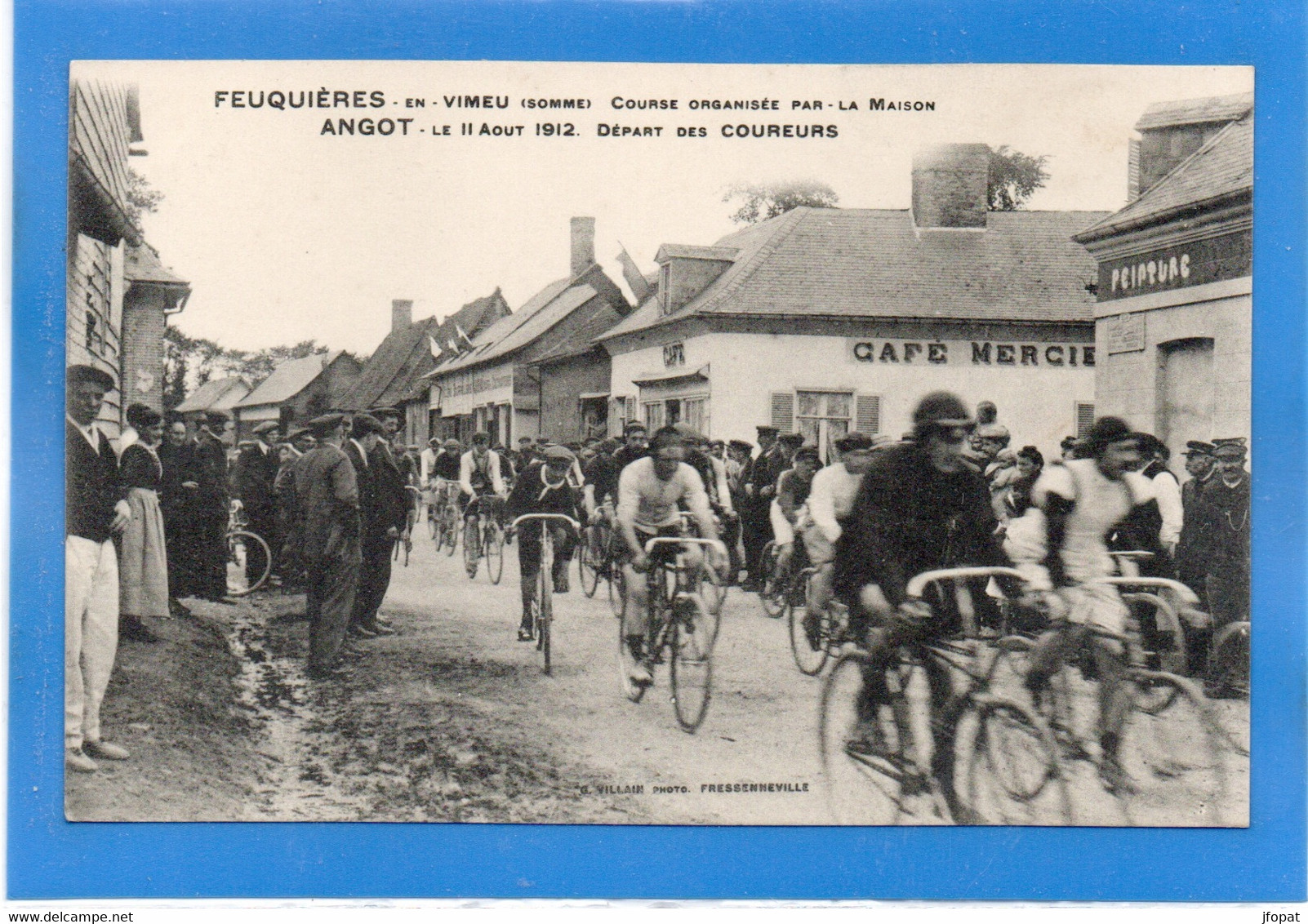 80 SOMME - FEUQUIERES EN VIMEU Course Cycliste Organisée Par La Maison Angot (voir Description) - Feuquieres En Vimeu