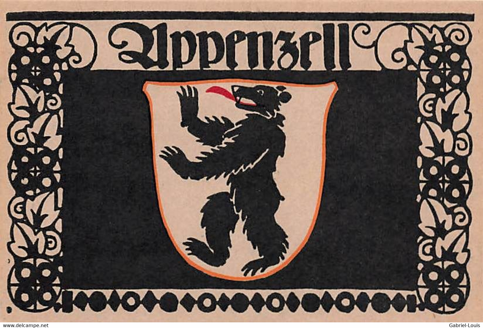 Die Schweizer Wappen Entwurf Von Paul Hosch & Hans Melching, Appenzell - Appenzell