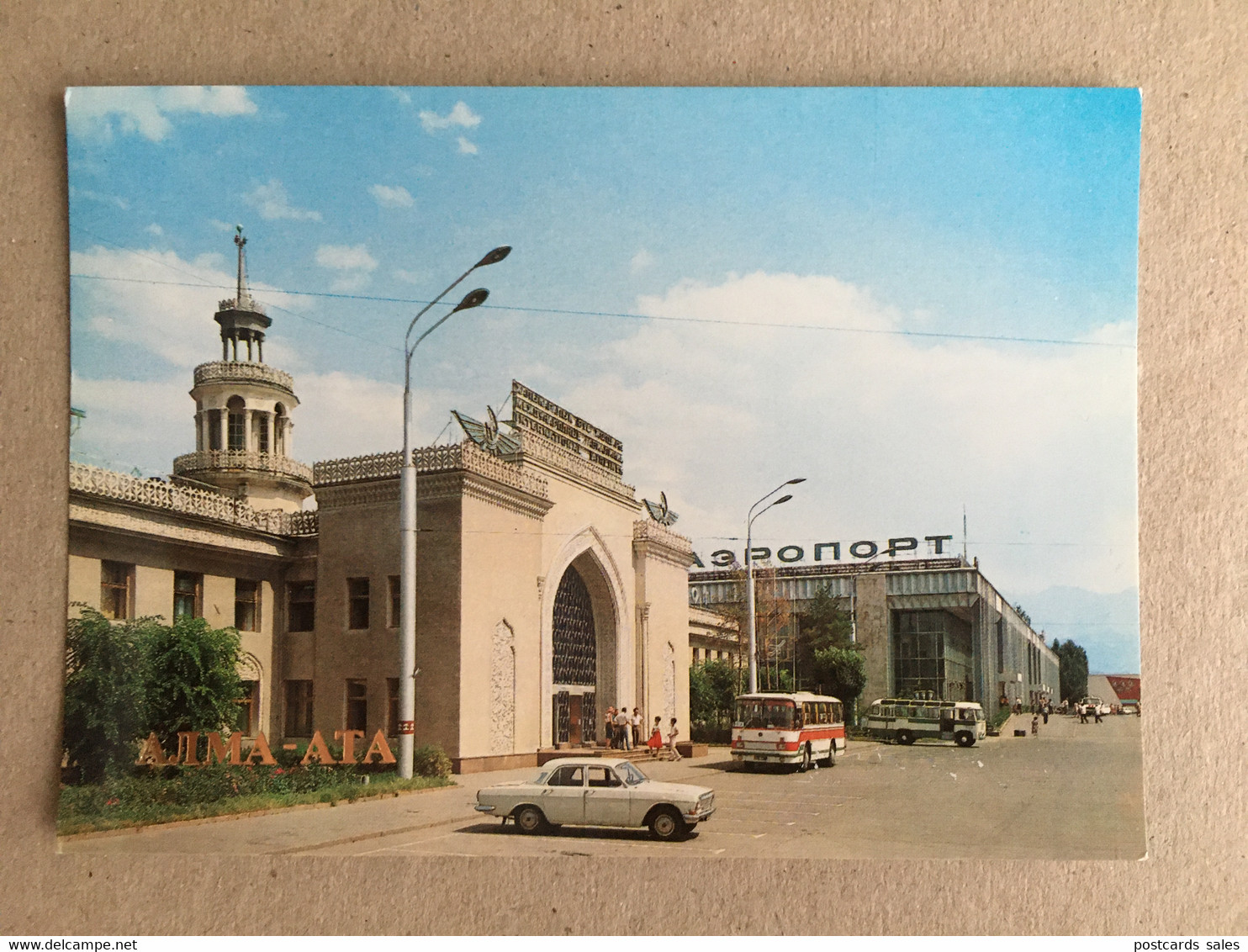 Almaty Alma Ata Airport Flughafen Aeroport Bus Autobus - Kazachstan