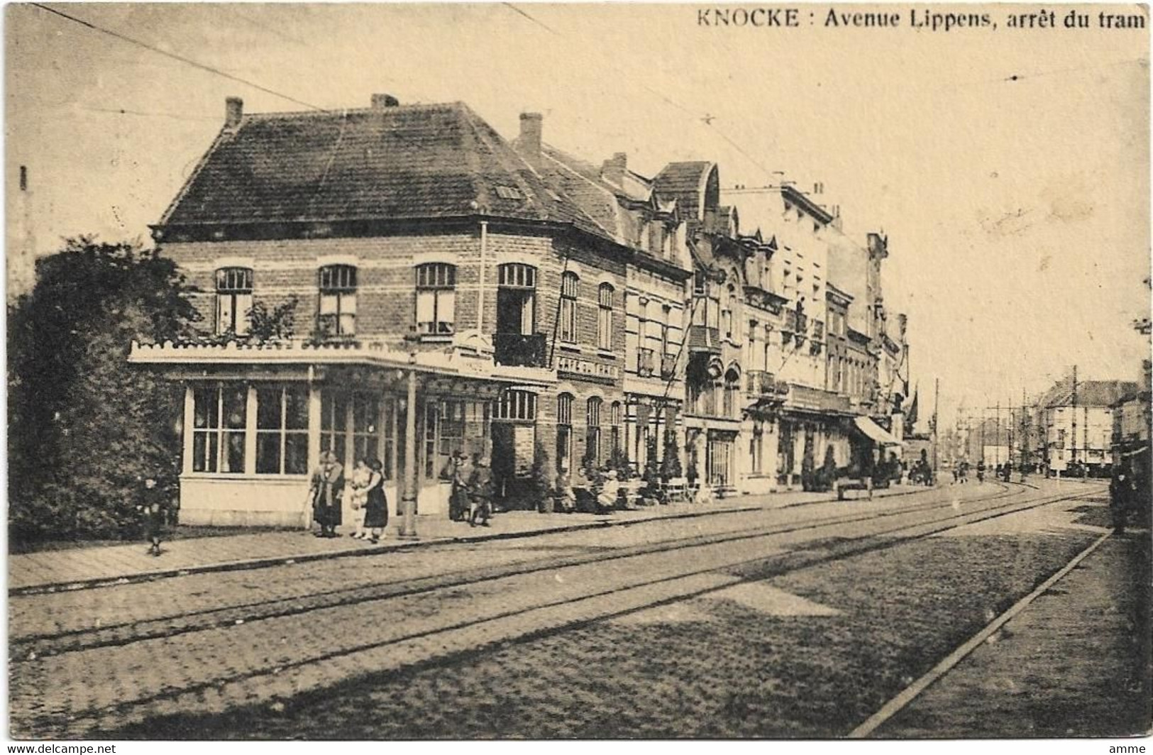 Knokke    *  Avenue Lippens, Arrêt Du Tram - Knokke