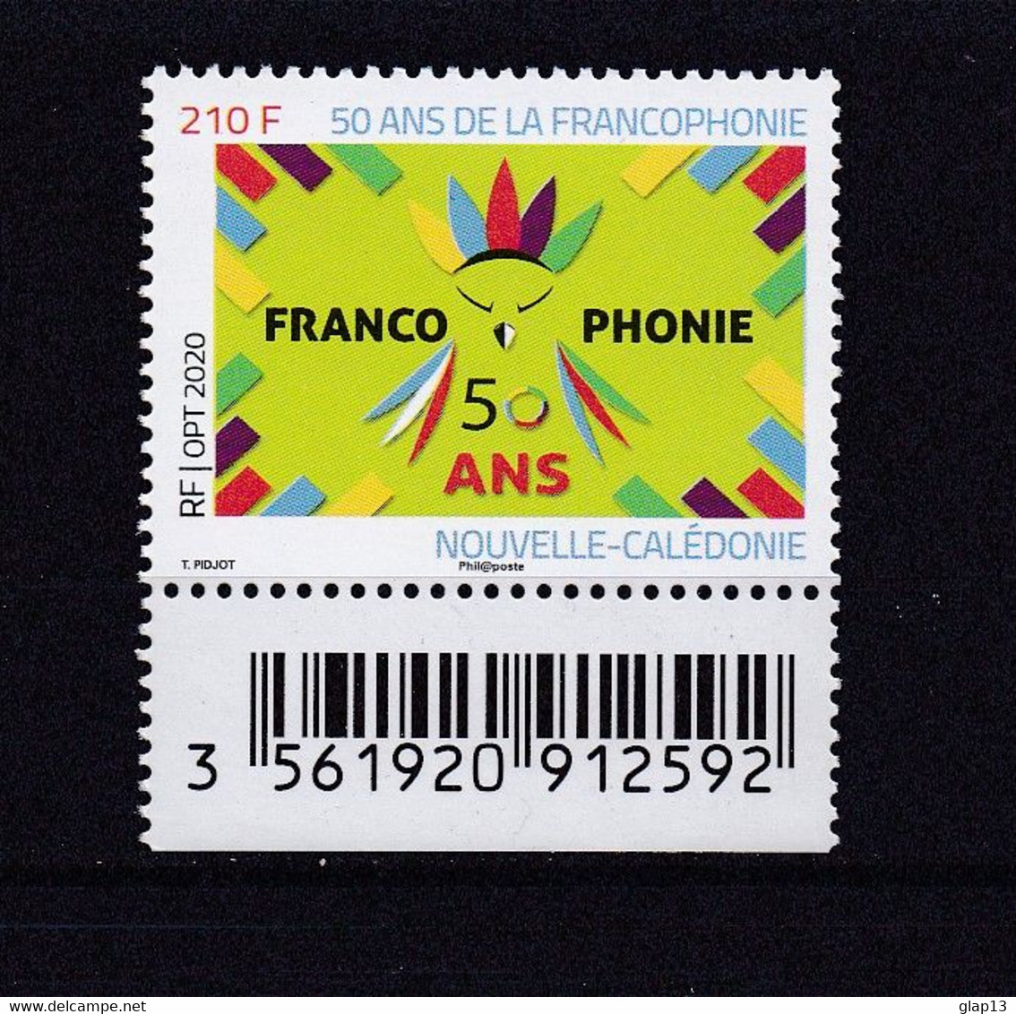 NOUVELLE CALEDONIE 2020 TIMBRE N°1398 NEUF** FRANCOPHONIE - Unused Stamps