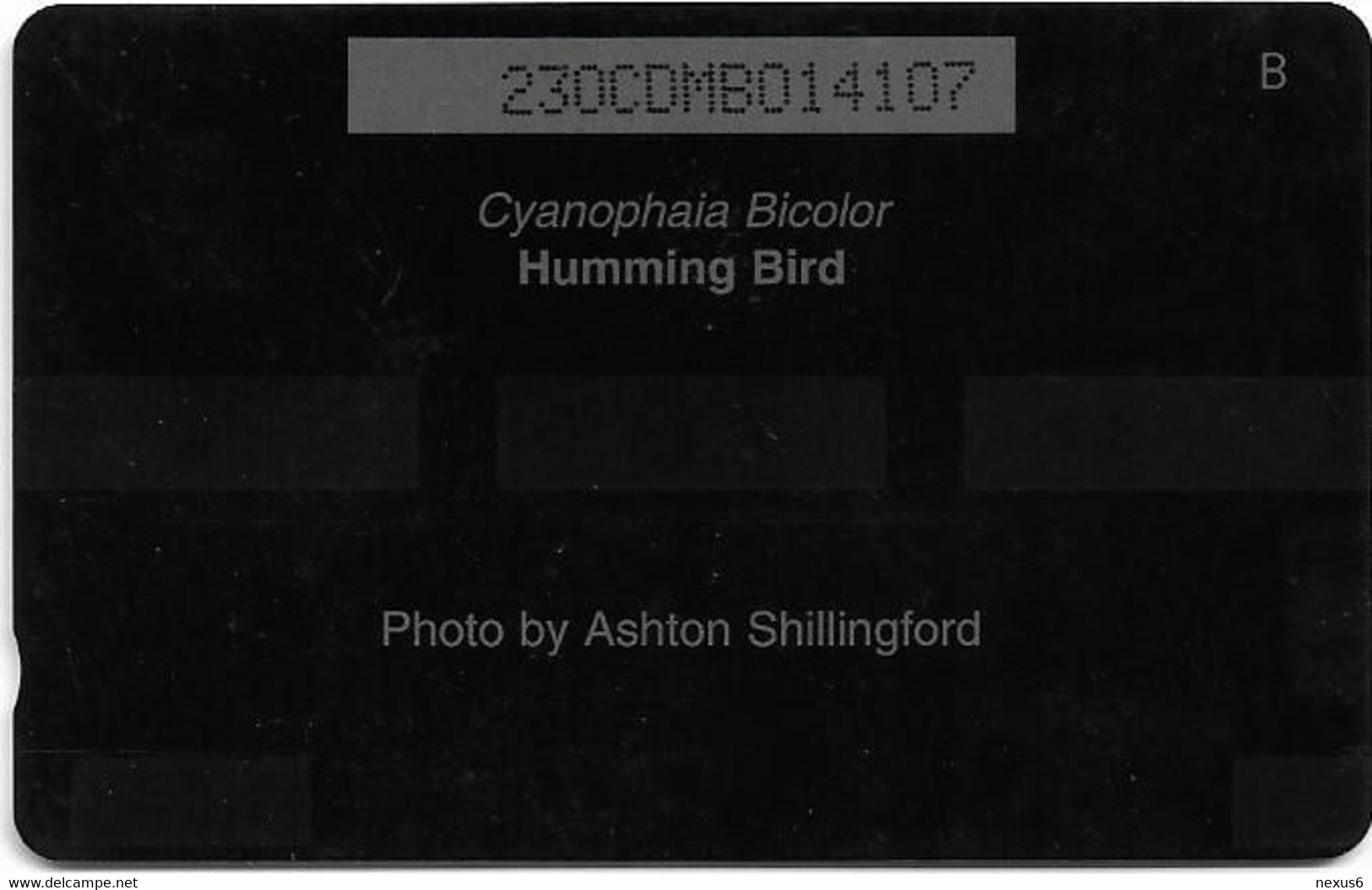 Dominica - C&W (GPT) - Humming Bird - 230CDMB - 1998, 15.000ex, Used - Dominica